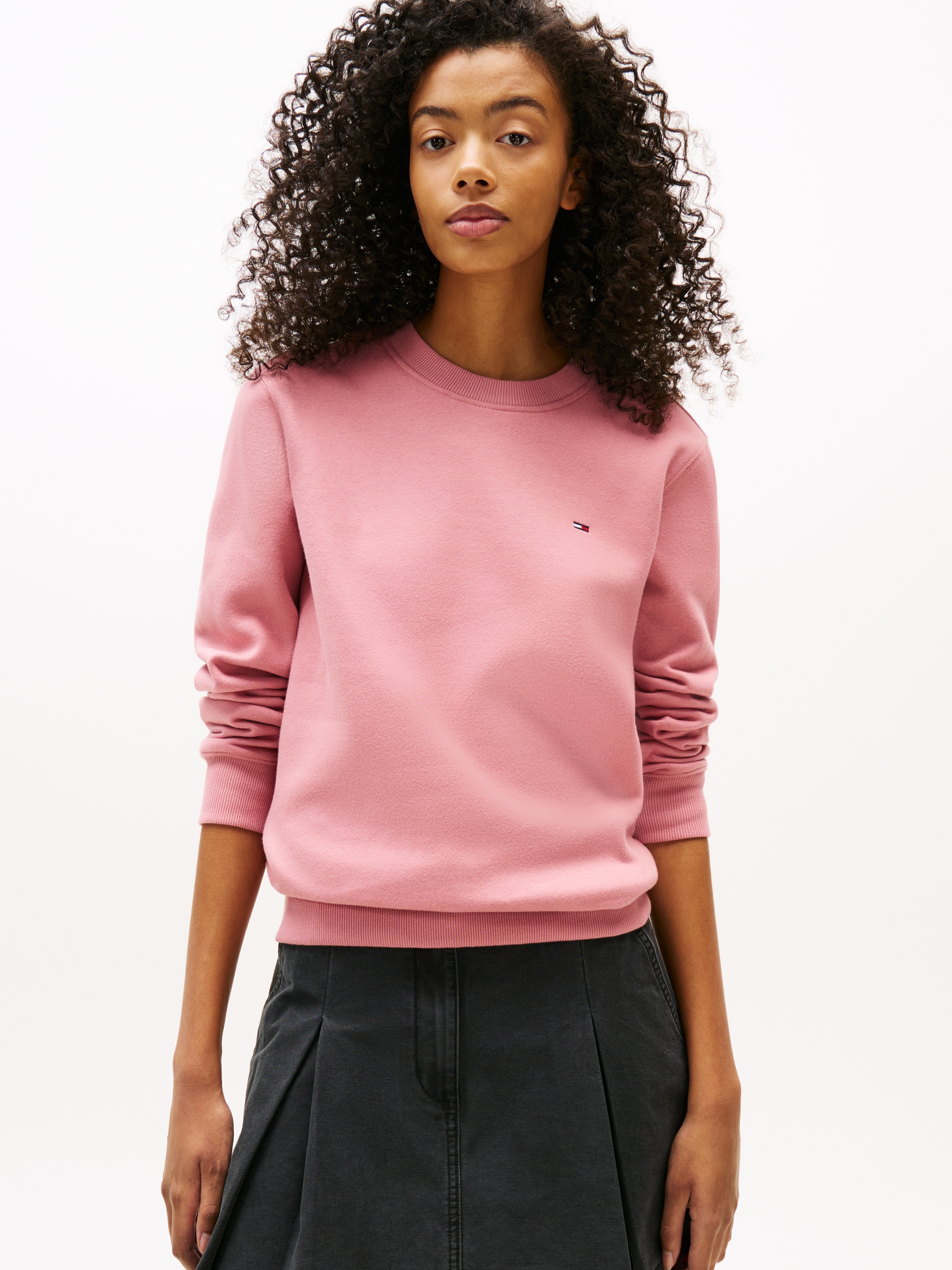 Tommy Jeans Sweatshirt "TJW REG S FLAG CREW", mit Logostickerei günstig online kaufen