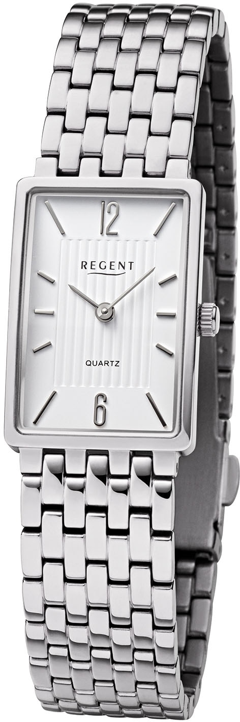 Regent Quarzuhr »F1343 - 3244.90.90«, Armbanduhr, Damenuhr, Titanuhr, Mineralglas, analog