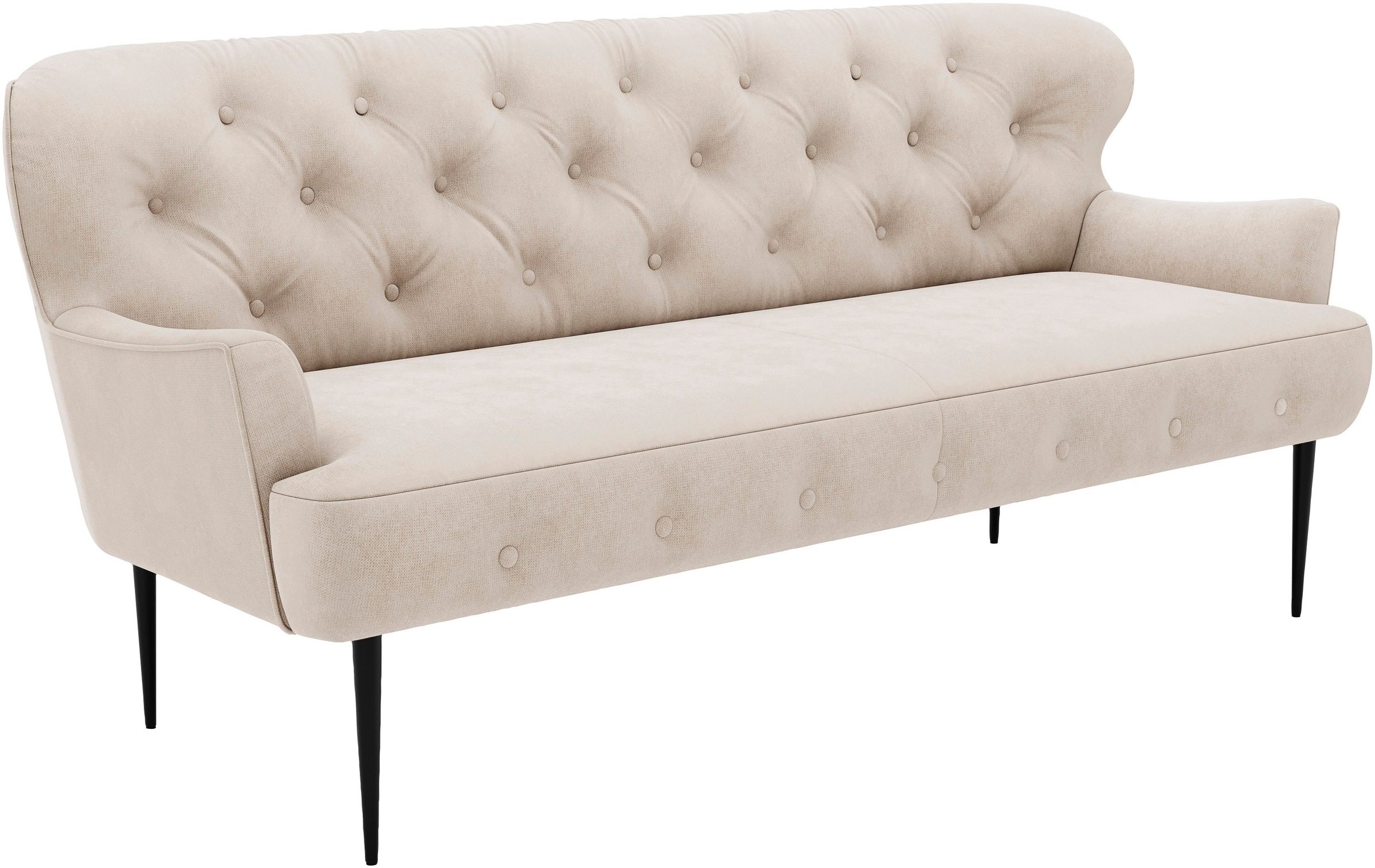 Thumbnail - Home affaire 3-Sitzer "Amber" mit Knopfheftung,in verschieden Stoffarten