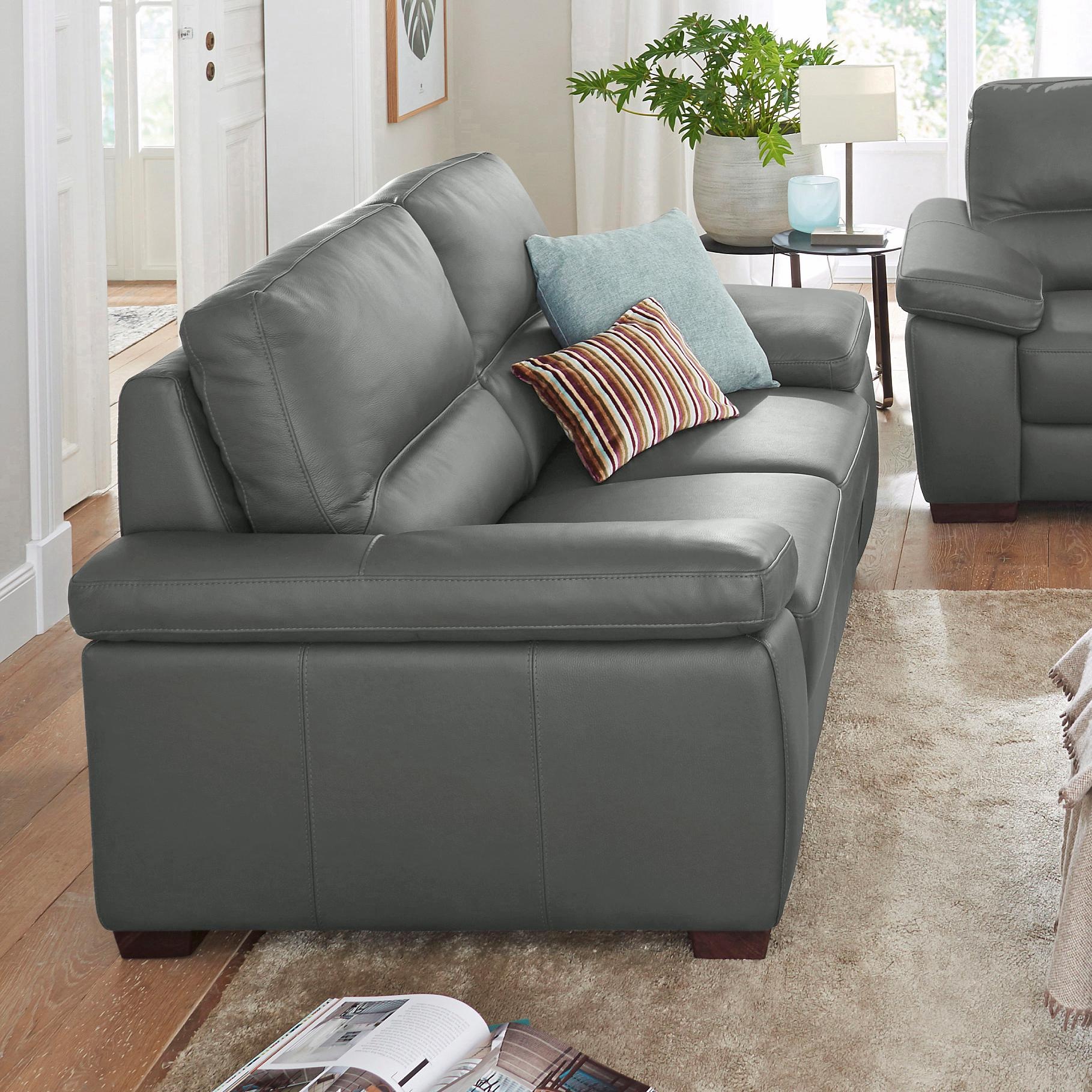 CALIA ITALIA 3-Sitzer »Gaia, hochwertiges Ledersofa mit erstklassigem Sitzkomfort«, edles Design, in zwei hochwertigen Lederqualitäten