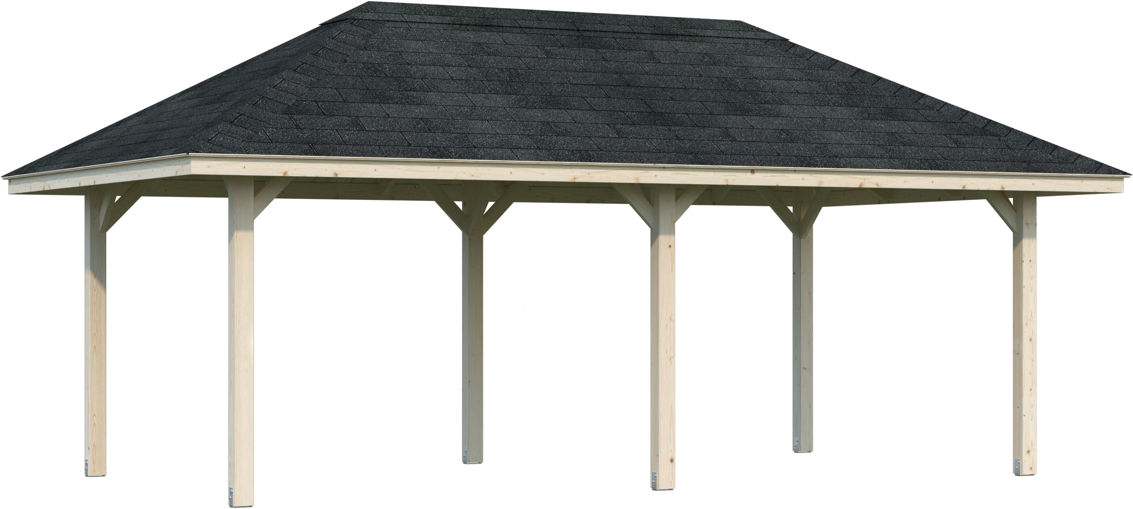 Palmako Holzpavillon »Bianca 16,6 m²« BxTxH: 672x384x319 cm