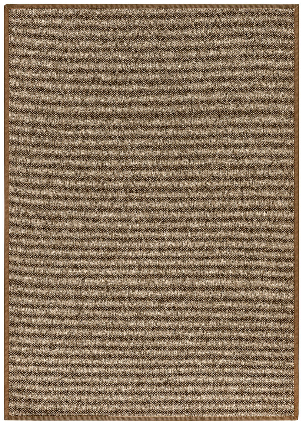Teppichboden DEKOWE "Naturino Prestige Spezial", braun (nuss), B:110cm H:10mm L:160cm, Obermaterial: 100% Polypropylen, Teppiche, Flachgewebe, meliert, Sisal Optik, In- und Outdoor geeignet 2