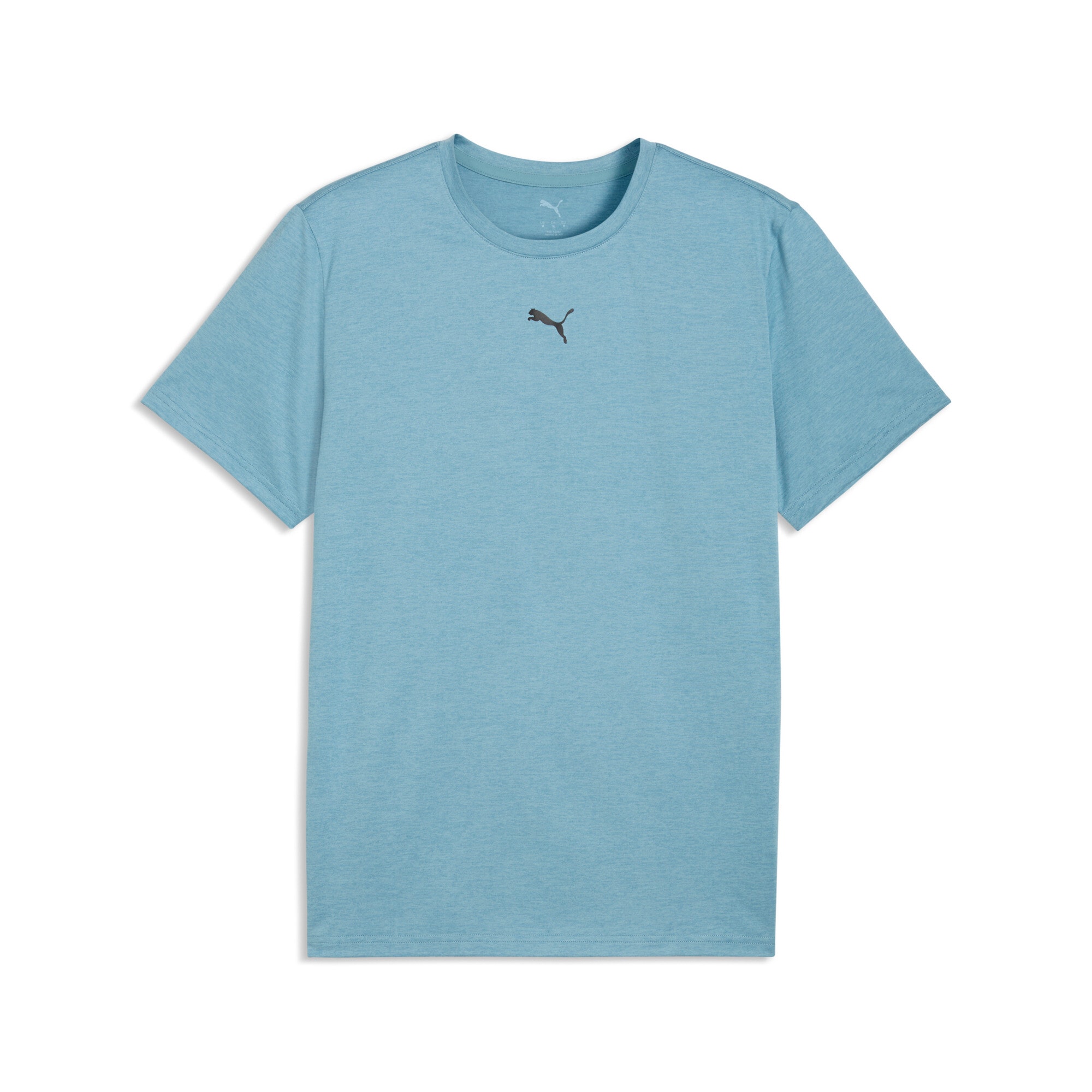 PUMA Trainingsshirt »M TAD ESSENTIALS HEATHER CAT TEE (CF SMALL CAT)« Basic-T-Shirt, Kurzarm, für Sportmode