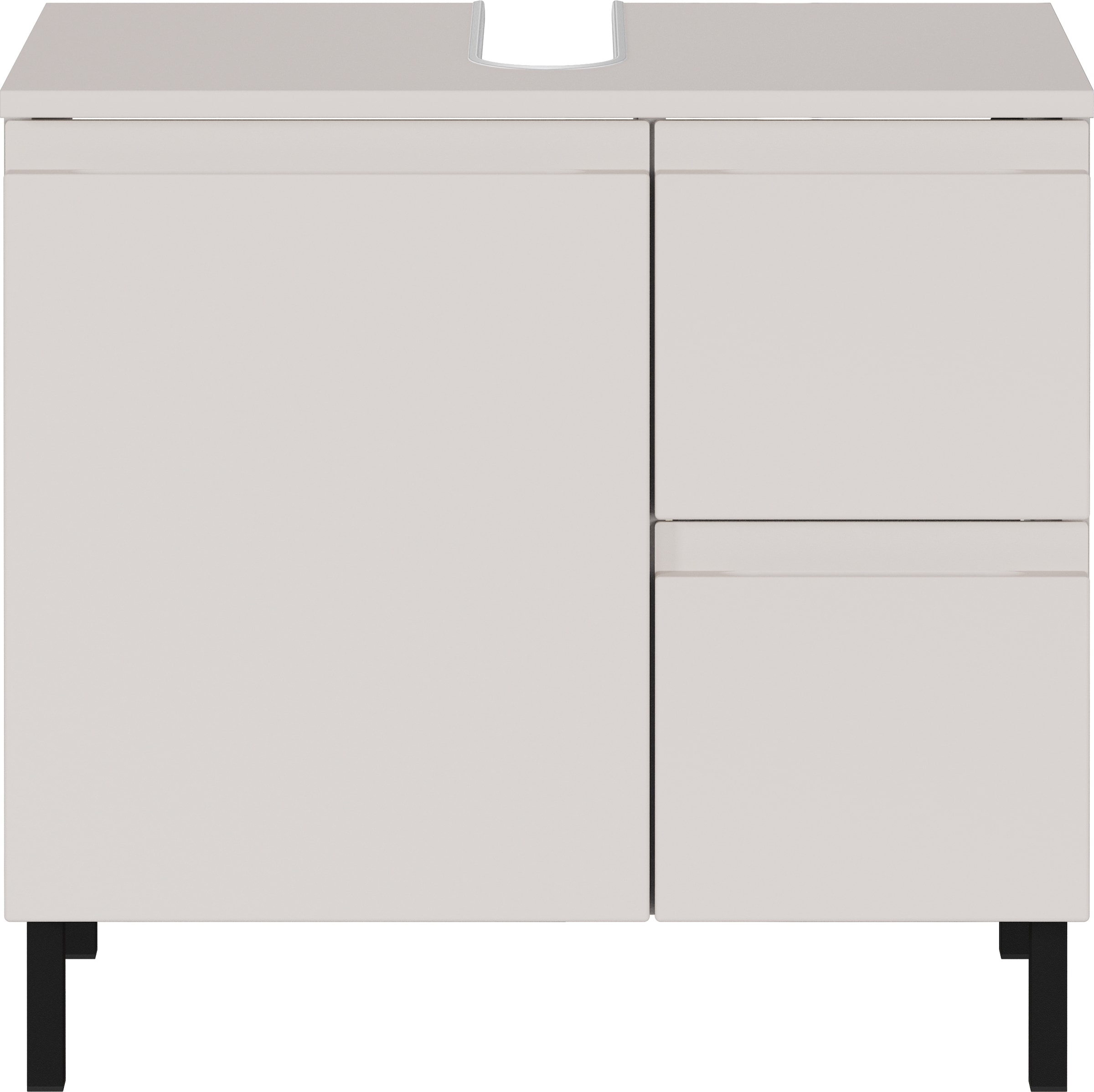 GERMANIA Waschbeckenunterschrank »Scantic«, (1 St.), mit Siphonausschnitt