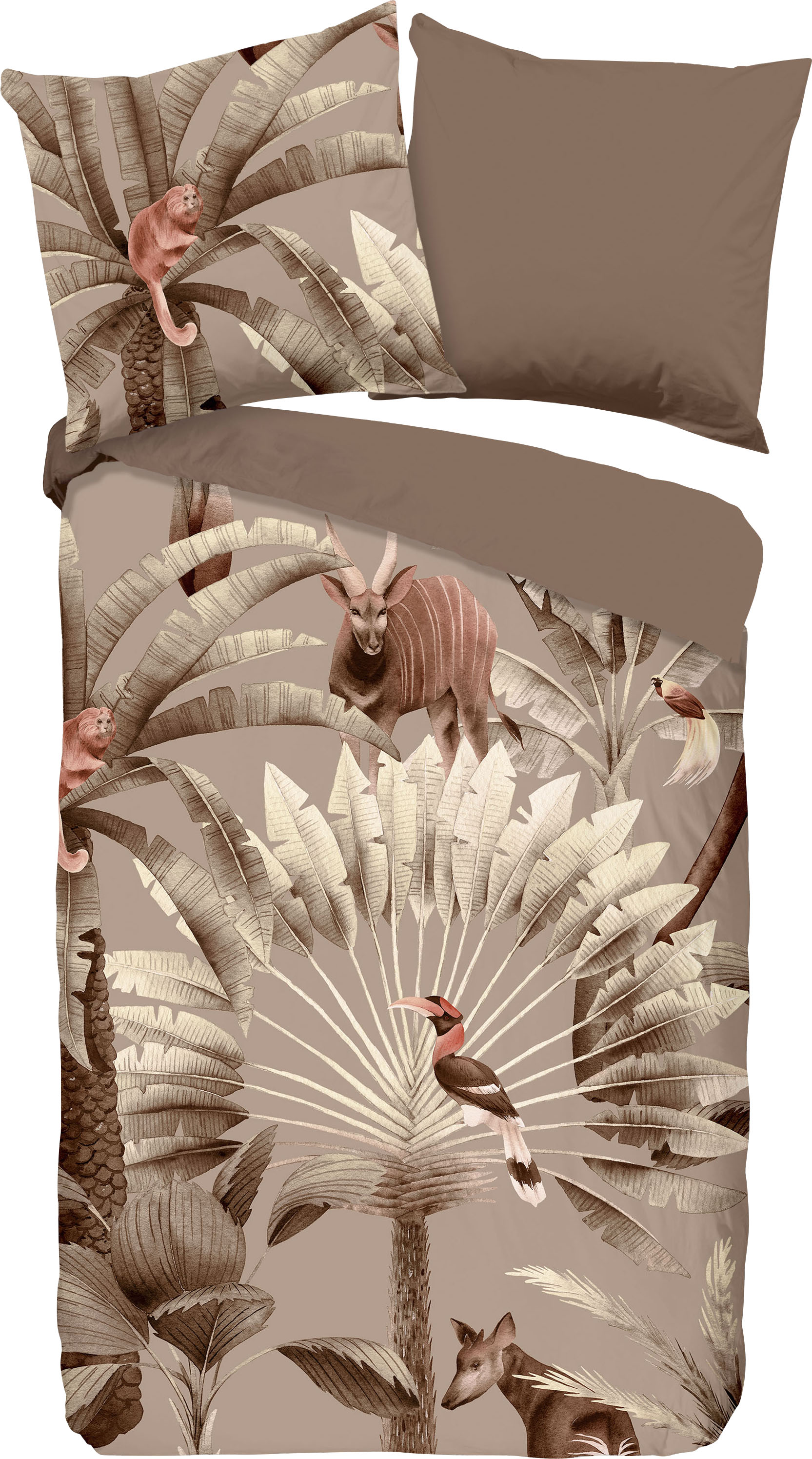 good morning Wendebettwäsche "Fuji" 2 Stk. tlg. 100% Baumwolle, Renforcé, 1 günstig online kaufen