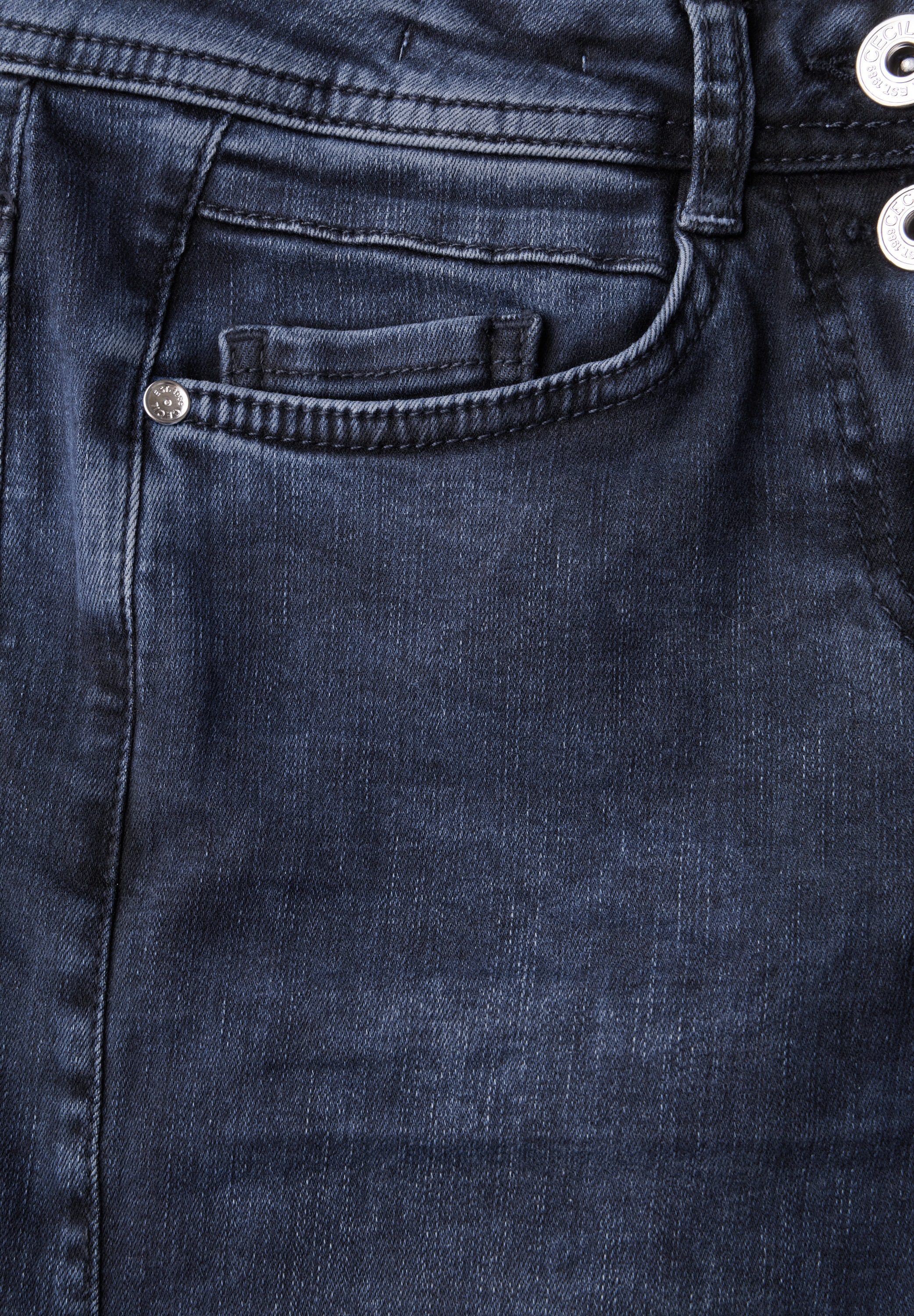 Cecil Straight-Jeans, 5-Pocket-Style