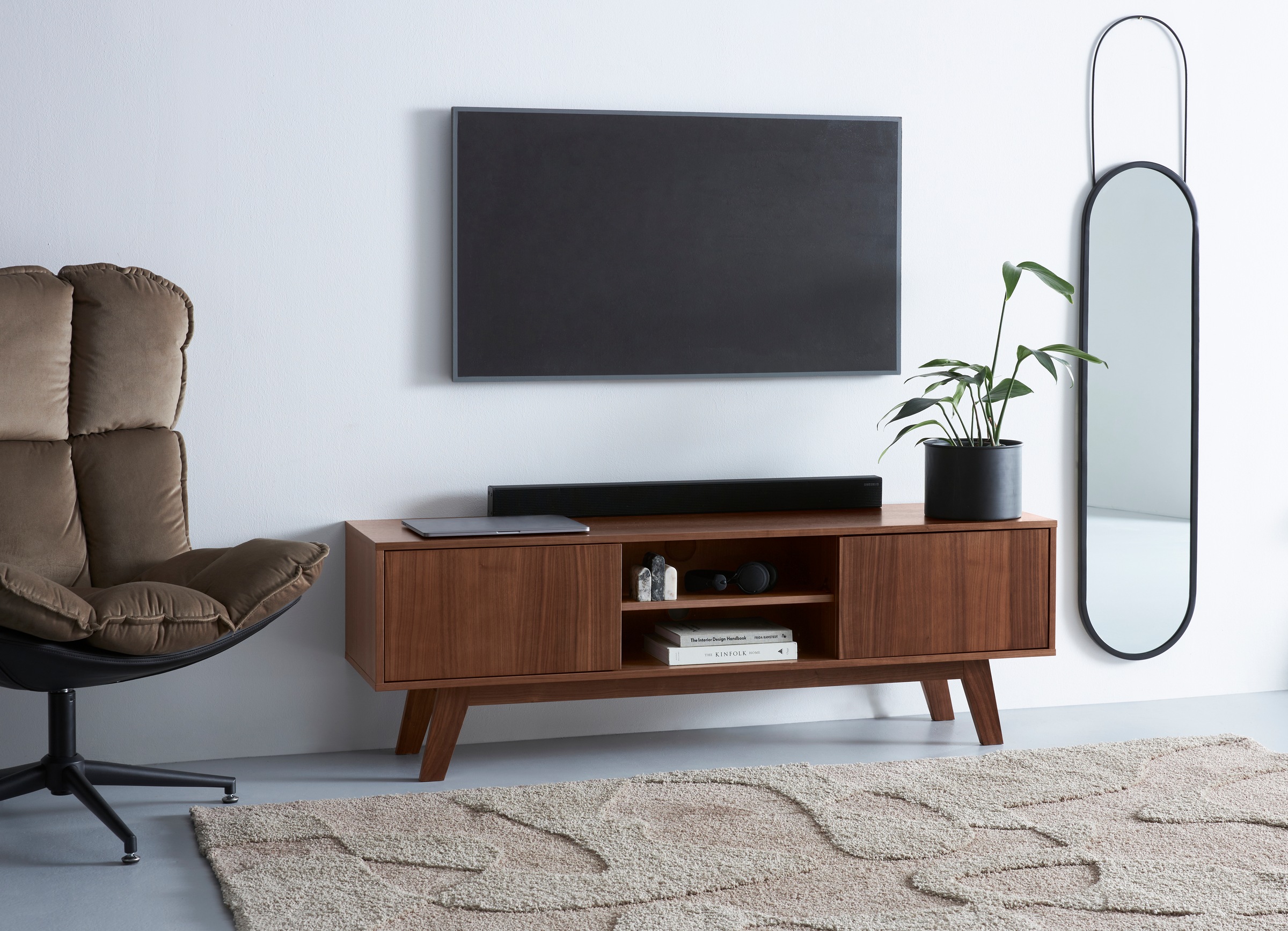 Home affaire TV-Board "Orlando", Breite 150 cm, Holzfurnier, Push-to-open-F günstig online kaufen