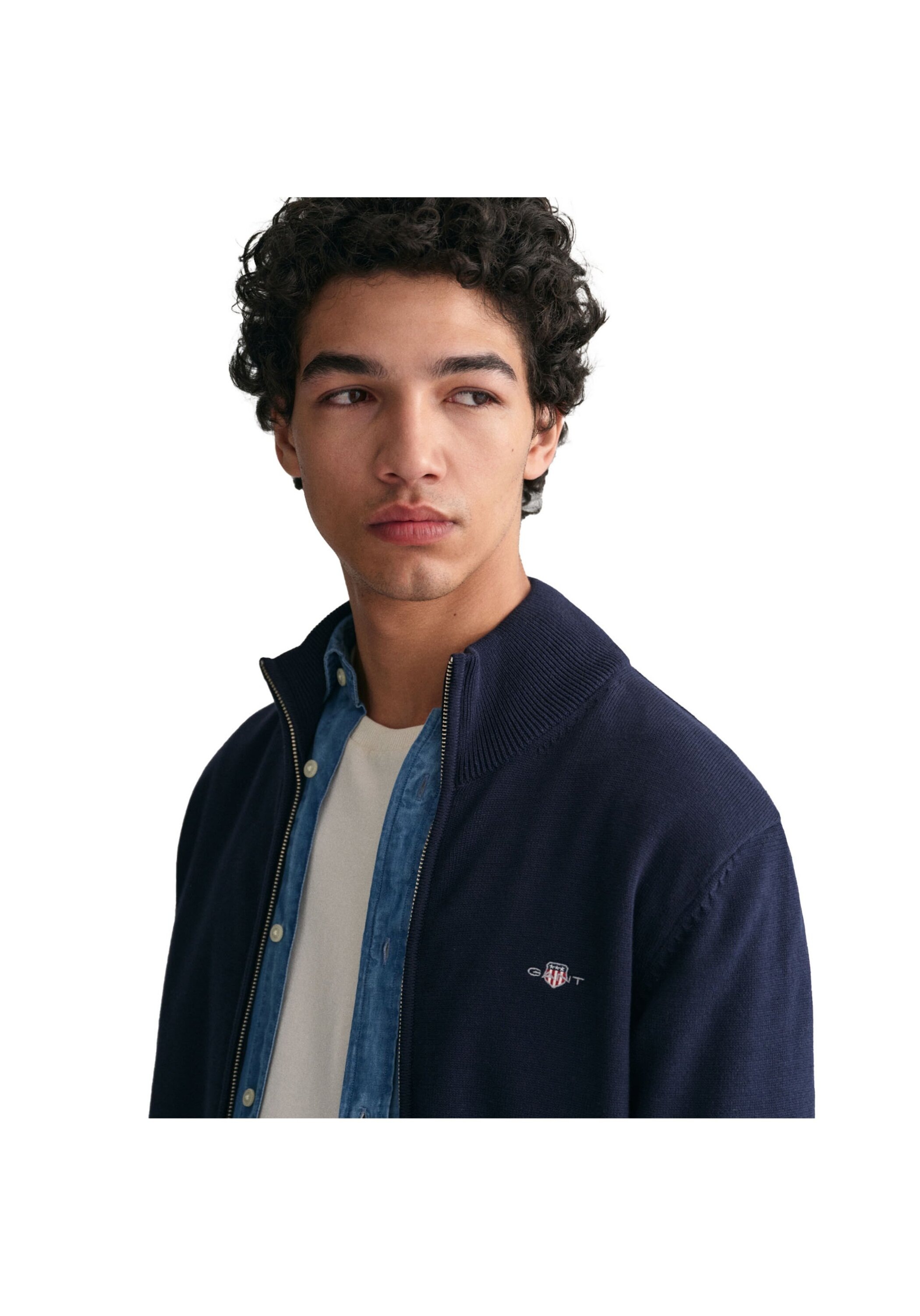 Gant Sweatshirt »Strickjacke CASUAL COTTON ZIP CARDIGAN«