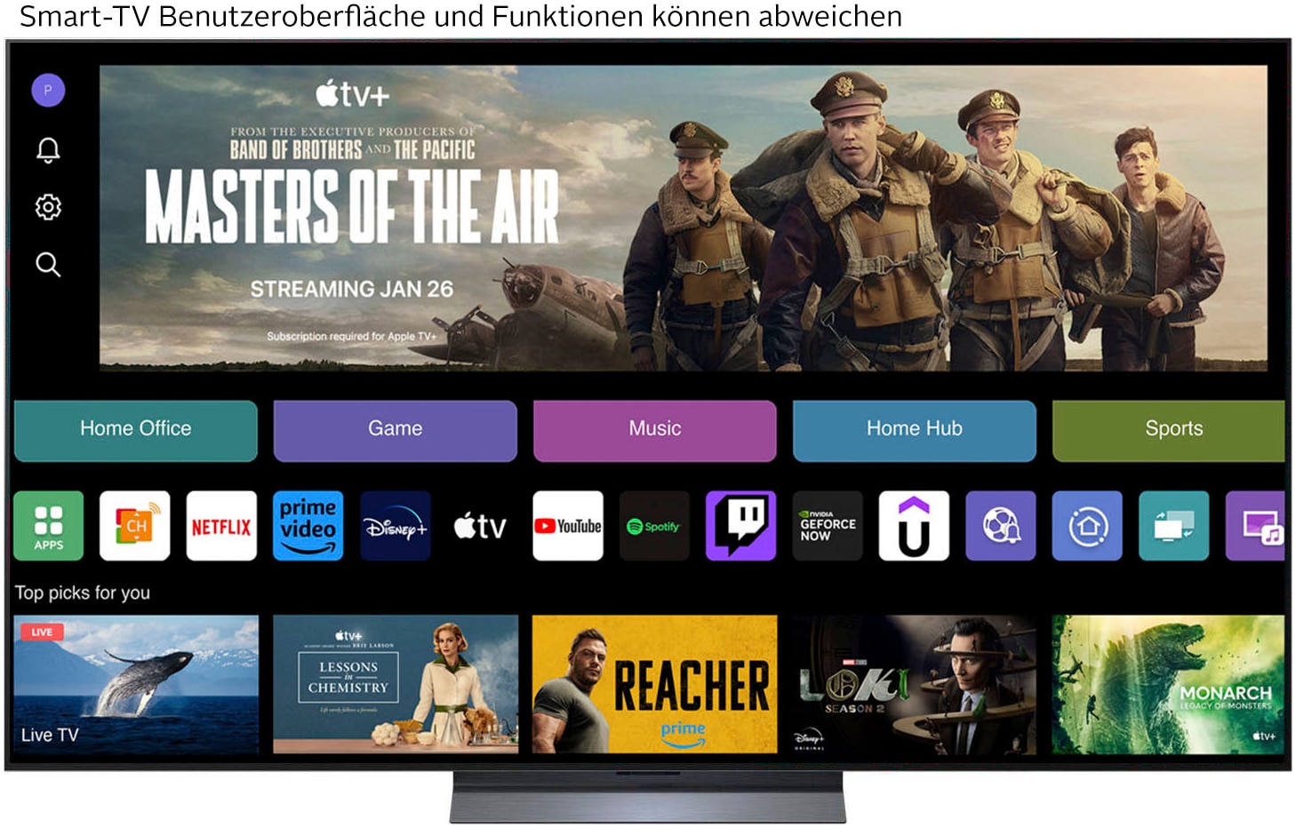 LG OLED-Fernseher »OLED77C5ELB«, 4K Ultra HD, Smart-TV