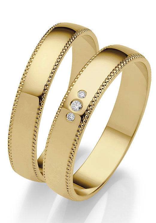 Firetti Trauring »Schmuck Geschenk Gold 375 Hochzeit Ehering \