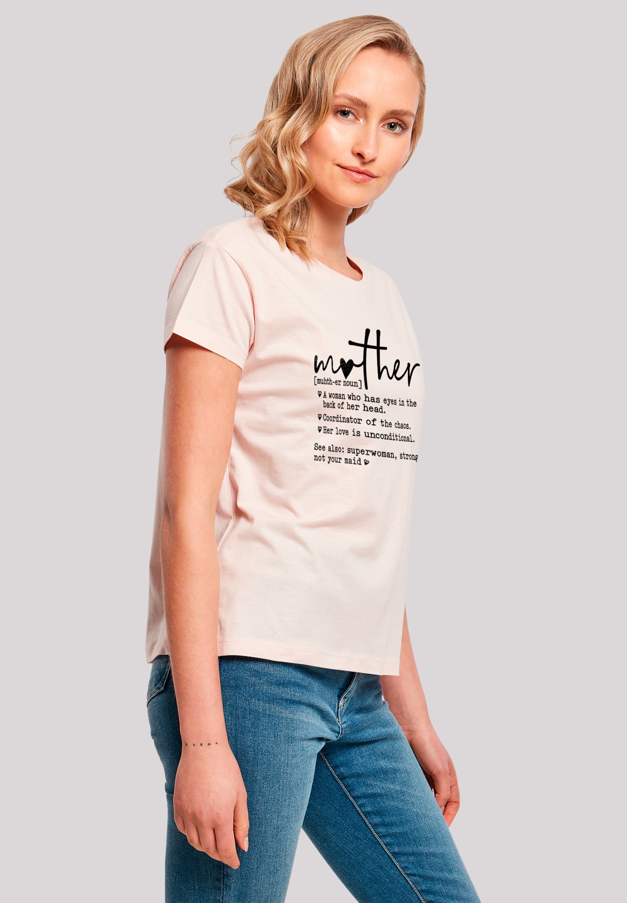 F4NT4STIC T-Shirt »Muttertag Superwoman Mama«, Premium Qualität