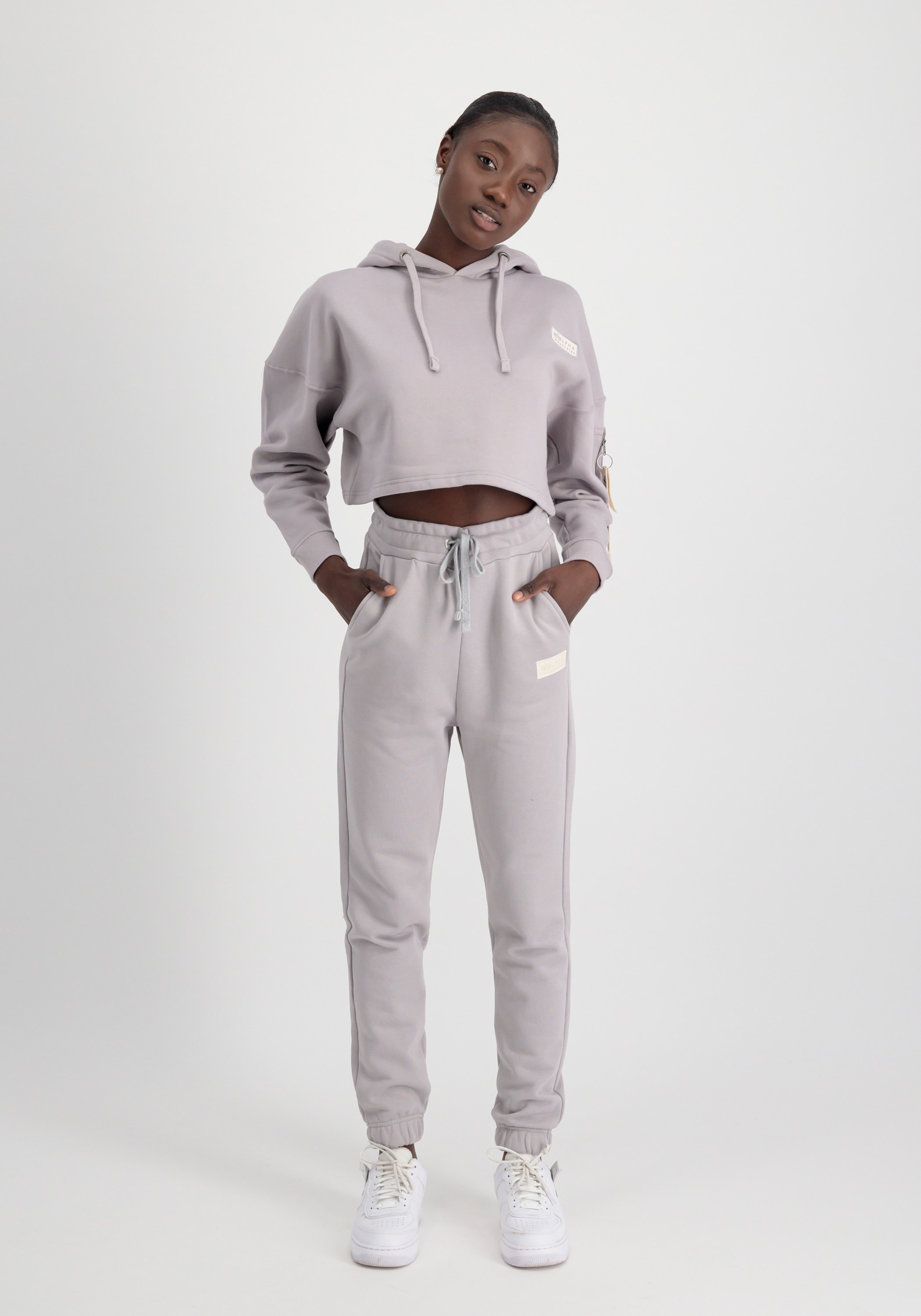 Alpha Industries Hoodie »Alpha Industries Women - Hoodies Organics Cropped OS Hoodie Wmn«