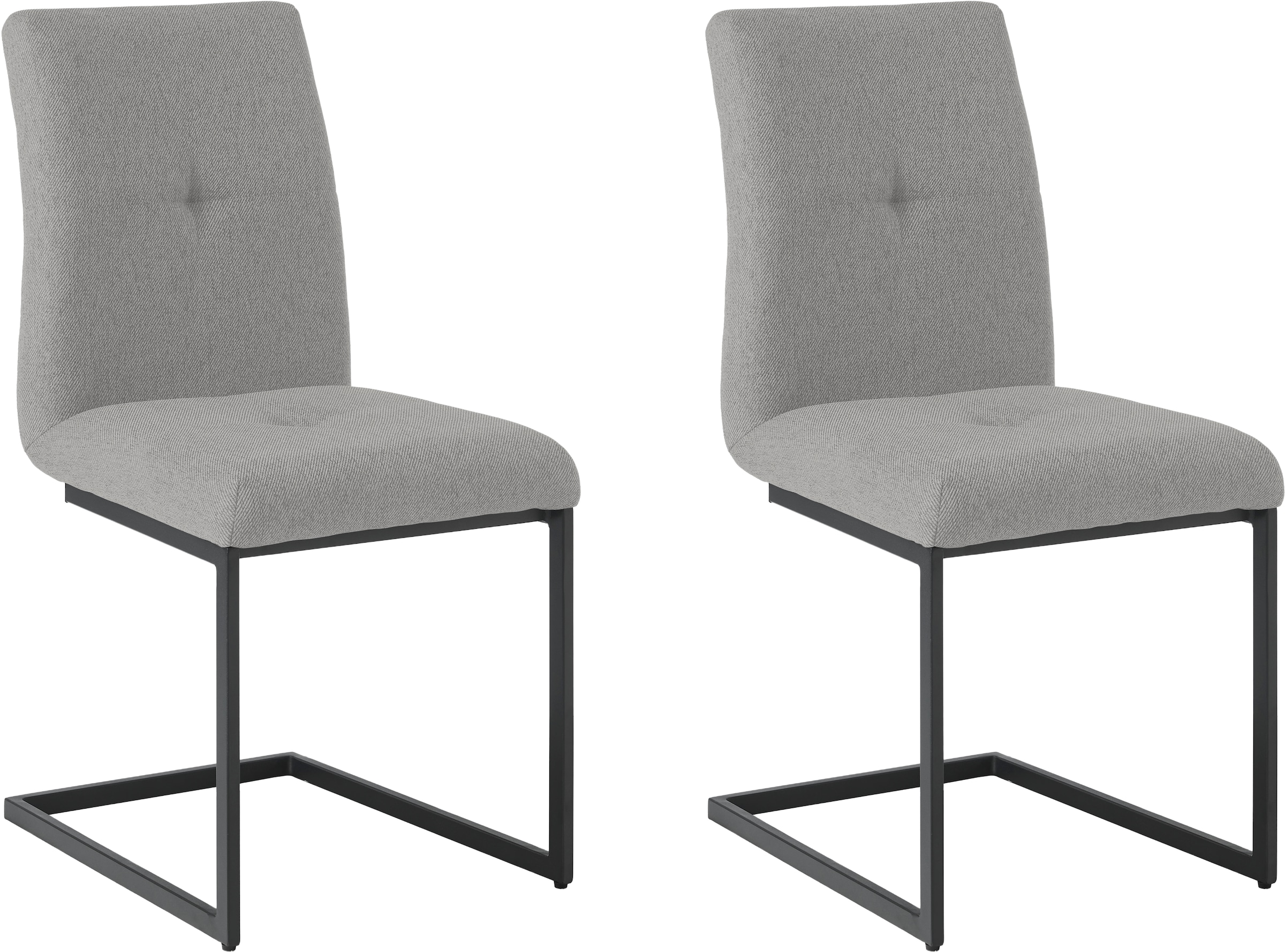 OTTO home Esszimmerstuhl "Vendy", (Set), 2 St., Struktur, mit verstellbaren günstig online kaufen