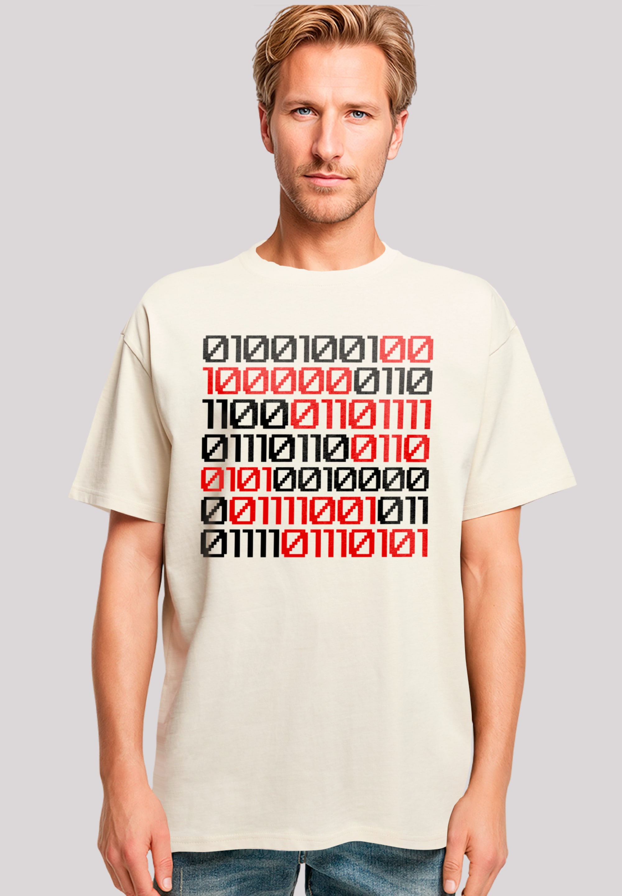 F4NT4STIC T-Shirt "I love you 01001001 Binary Code Valentinstag", Premium Q günstig online kaufen