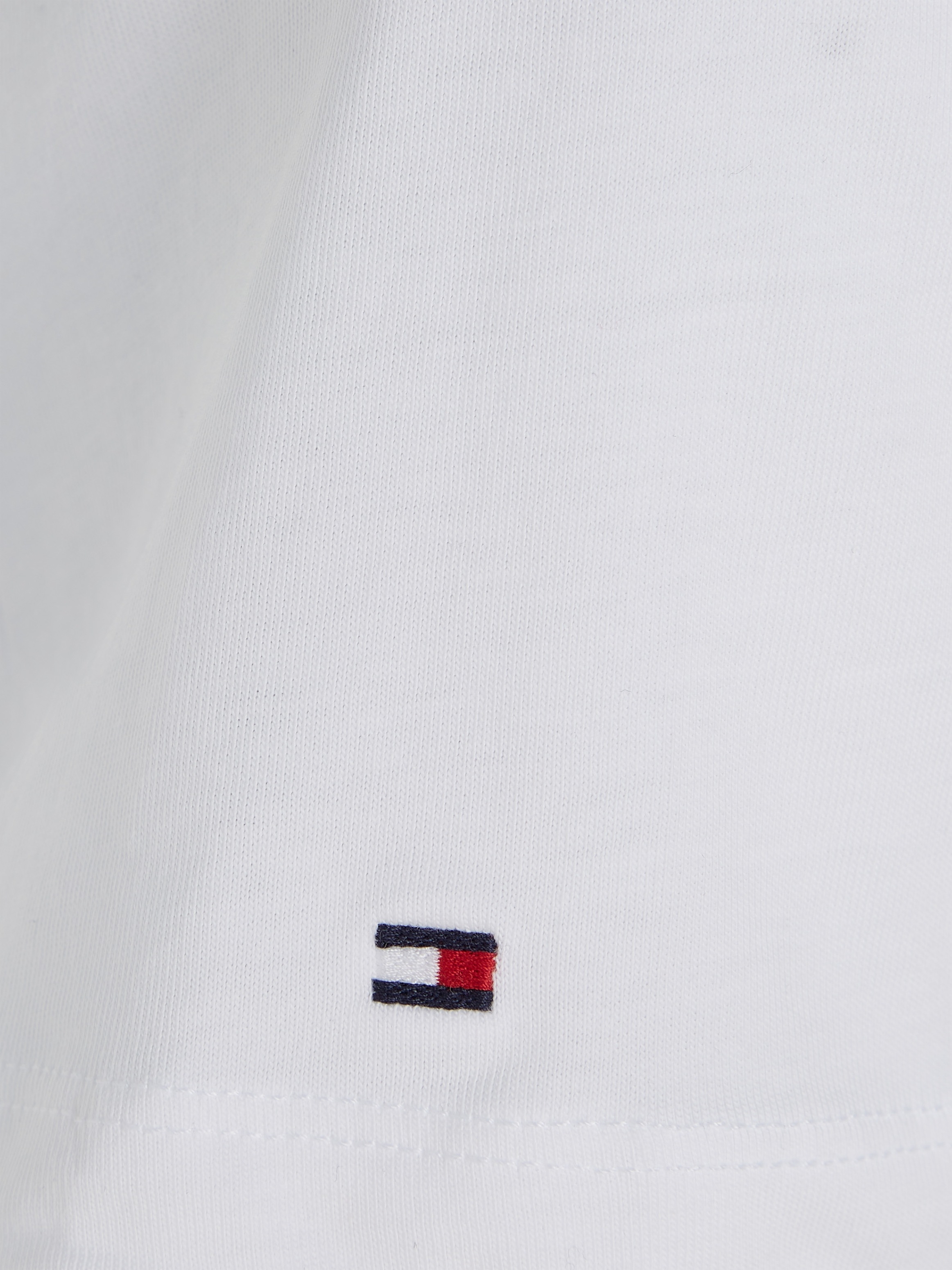 Tommy Hilfiger Rundhalsshirt »HERITAGE HILFIGER C-NK REG TEE«, mit gesticktem Tommy Hilfiger Linear Logo-Schriftzug