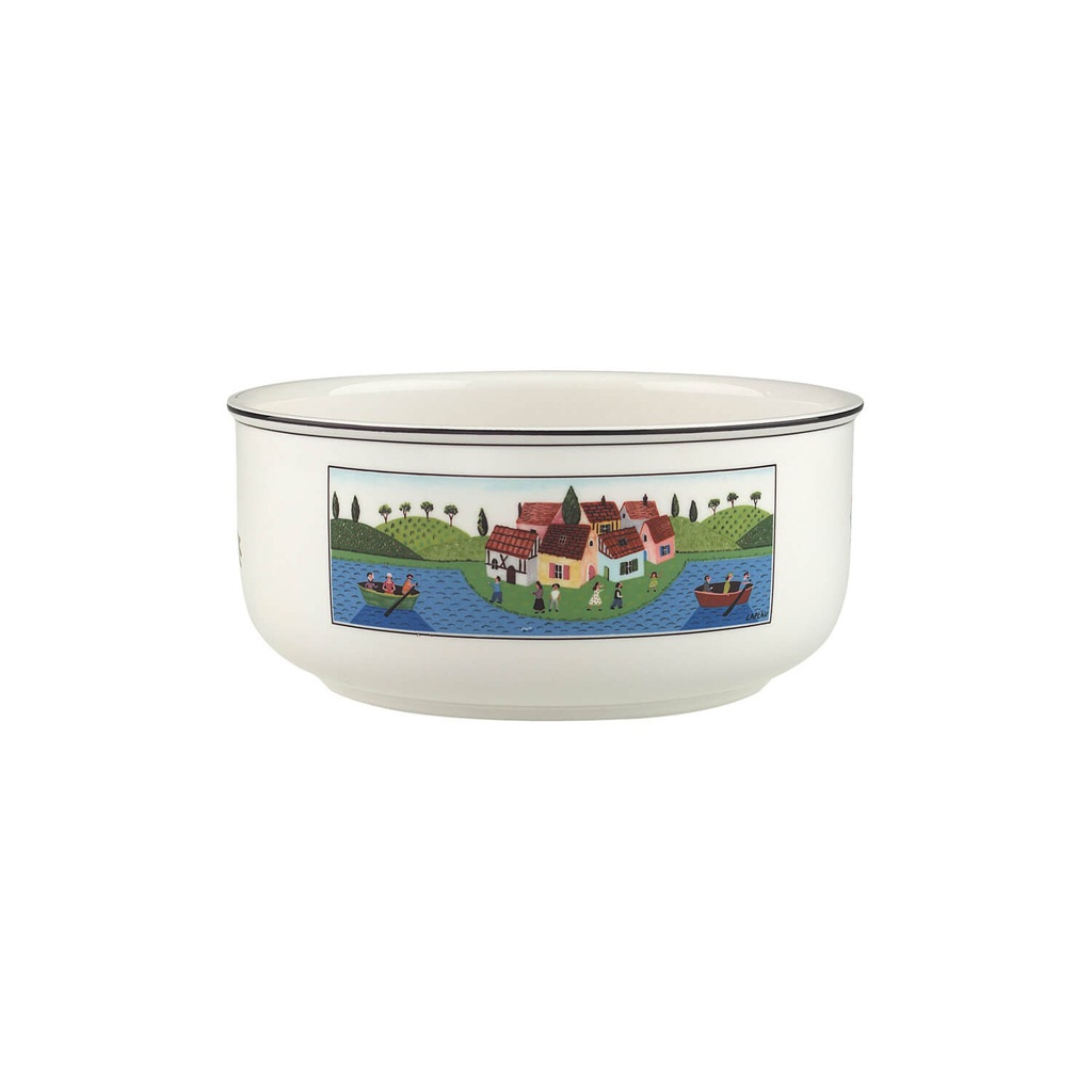 VILLEROY & BOCH Schale "Schüssel rund Design Naif 2 l bunt", bunt, Schüsseln