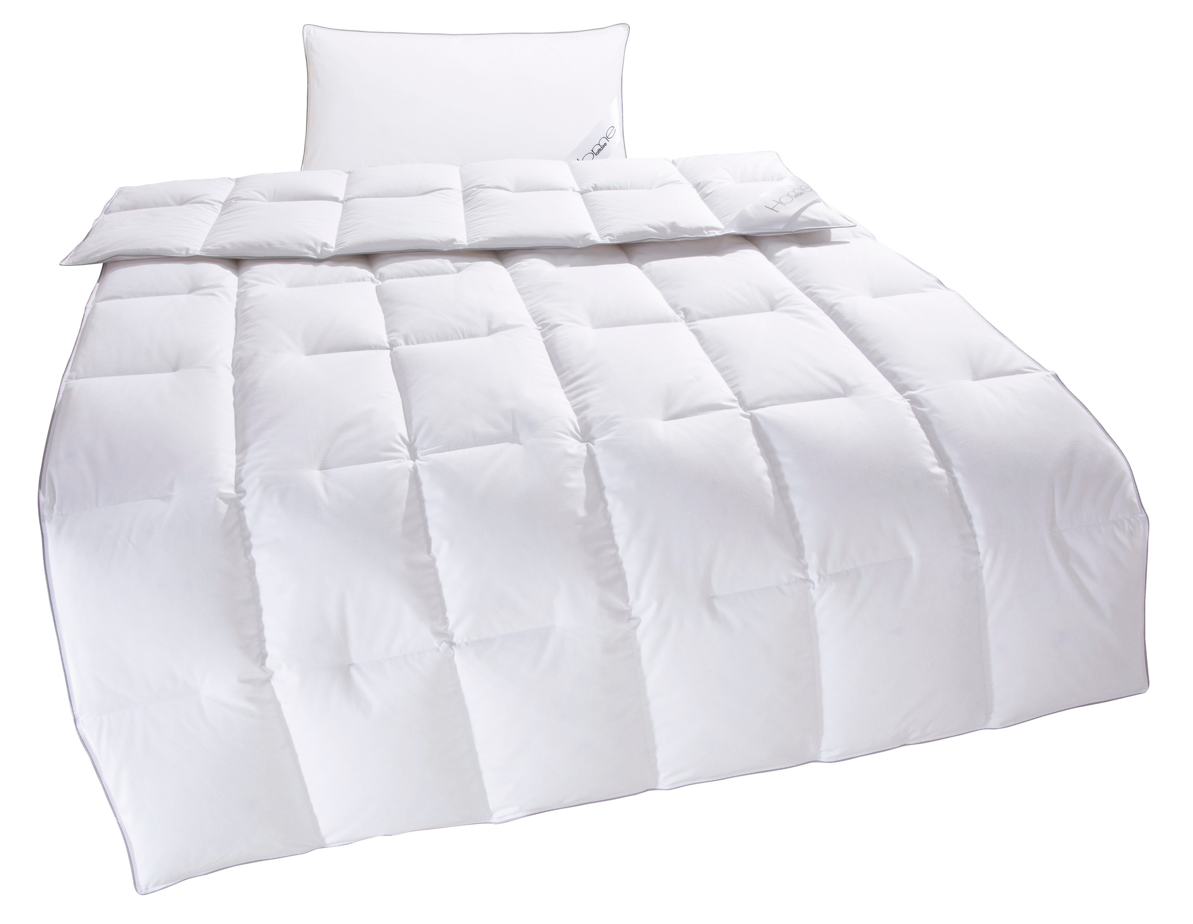 Home affaire Daunenbettdecke + Kopfkissen "TAMINS, Bettdecke 135x200 cm und günstig online kaufen