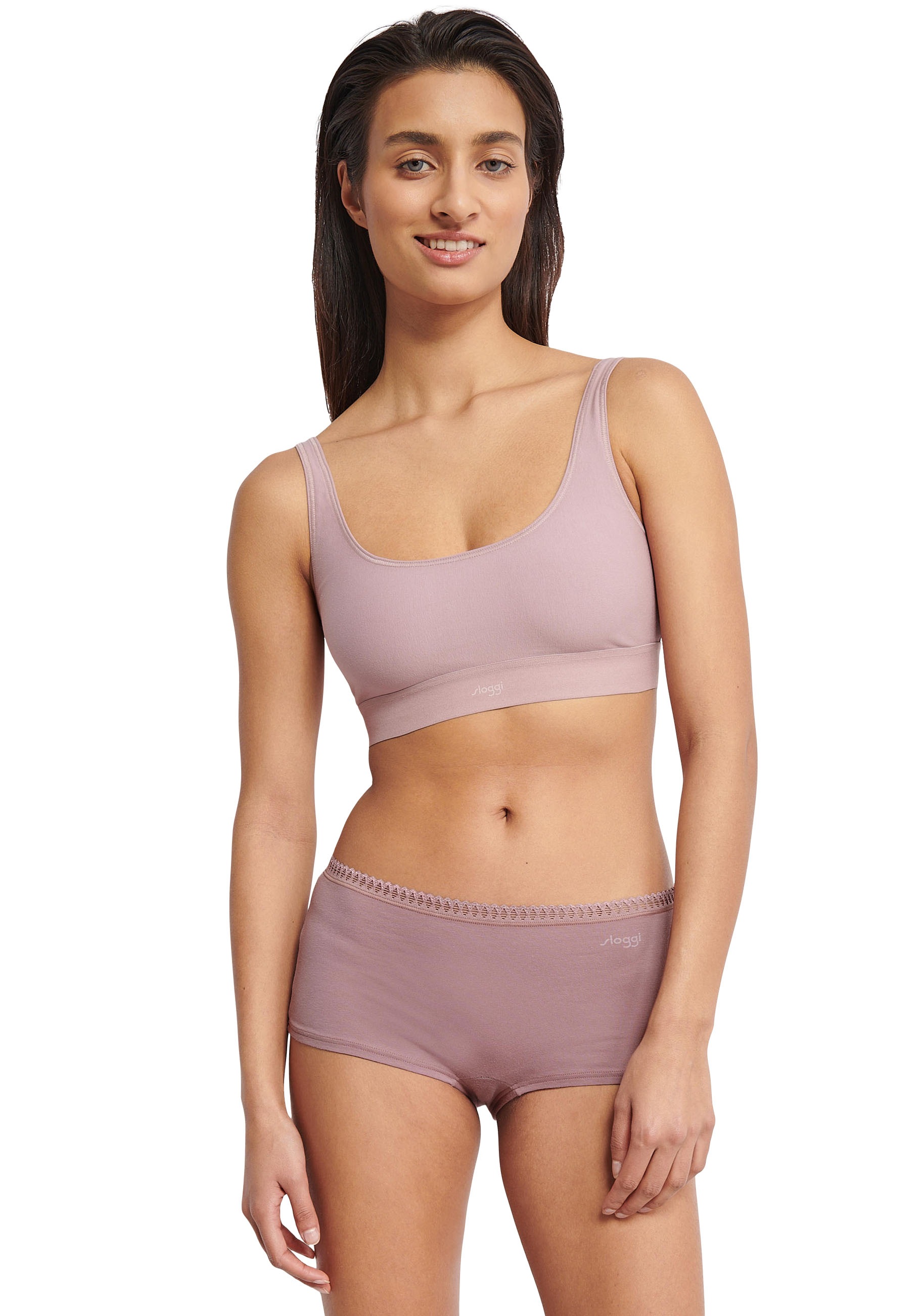 sloggi Retro Pants "GO Crush", Spitzendetails, Multipack, Baumwollmix, weic günstig online kaufen