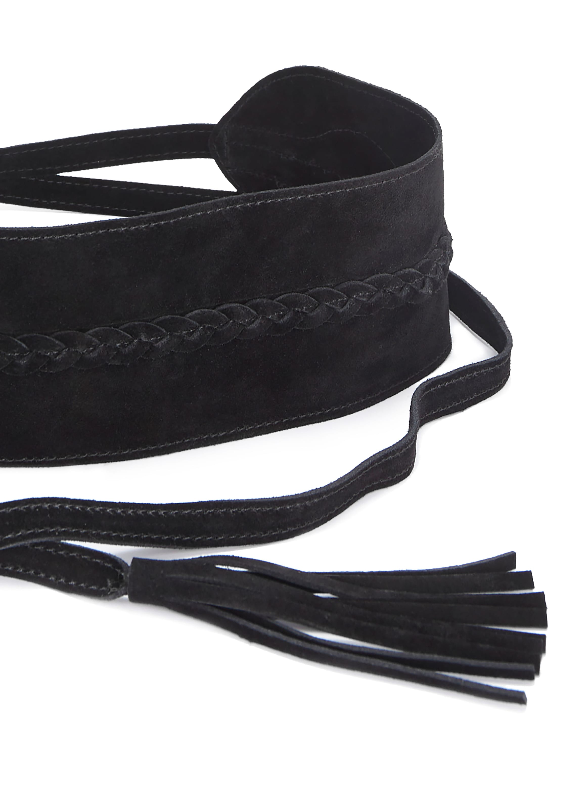 LASCANA Taillengürtel »Ledergürtel« Veloursledergürtel, Bindegürtel, Shapingeffekt, für Kleid & Overall