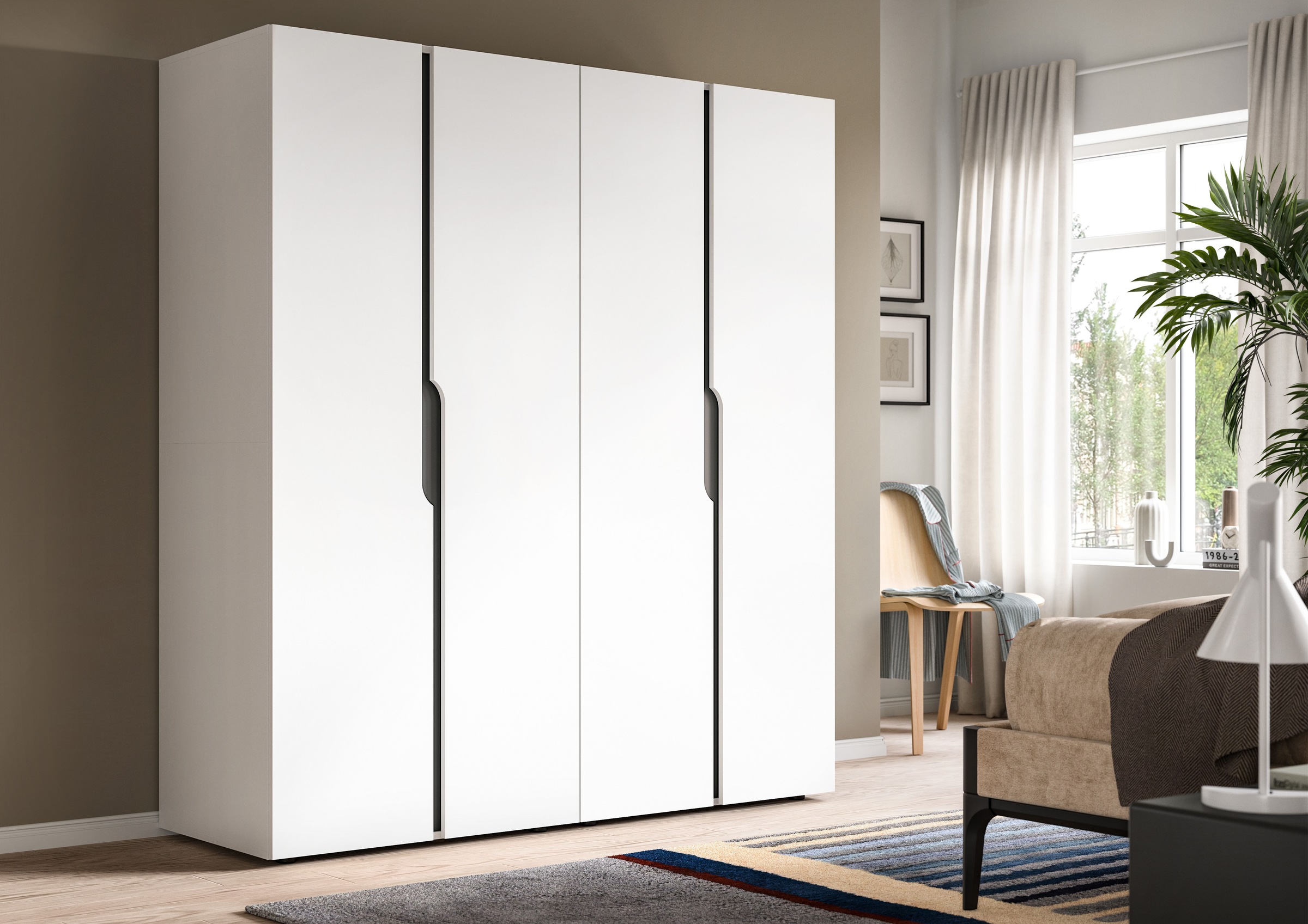 Home affaire Kleiderschrank "BJÖRNEBORG, TOPSELLER, Schlafzimmerschrank, Ga günstig online kaufen