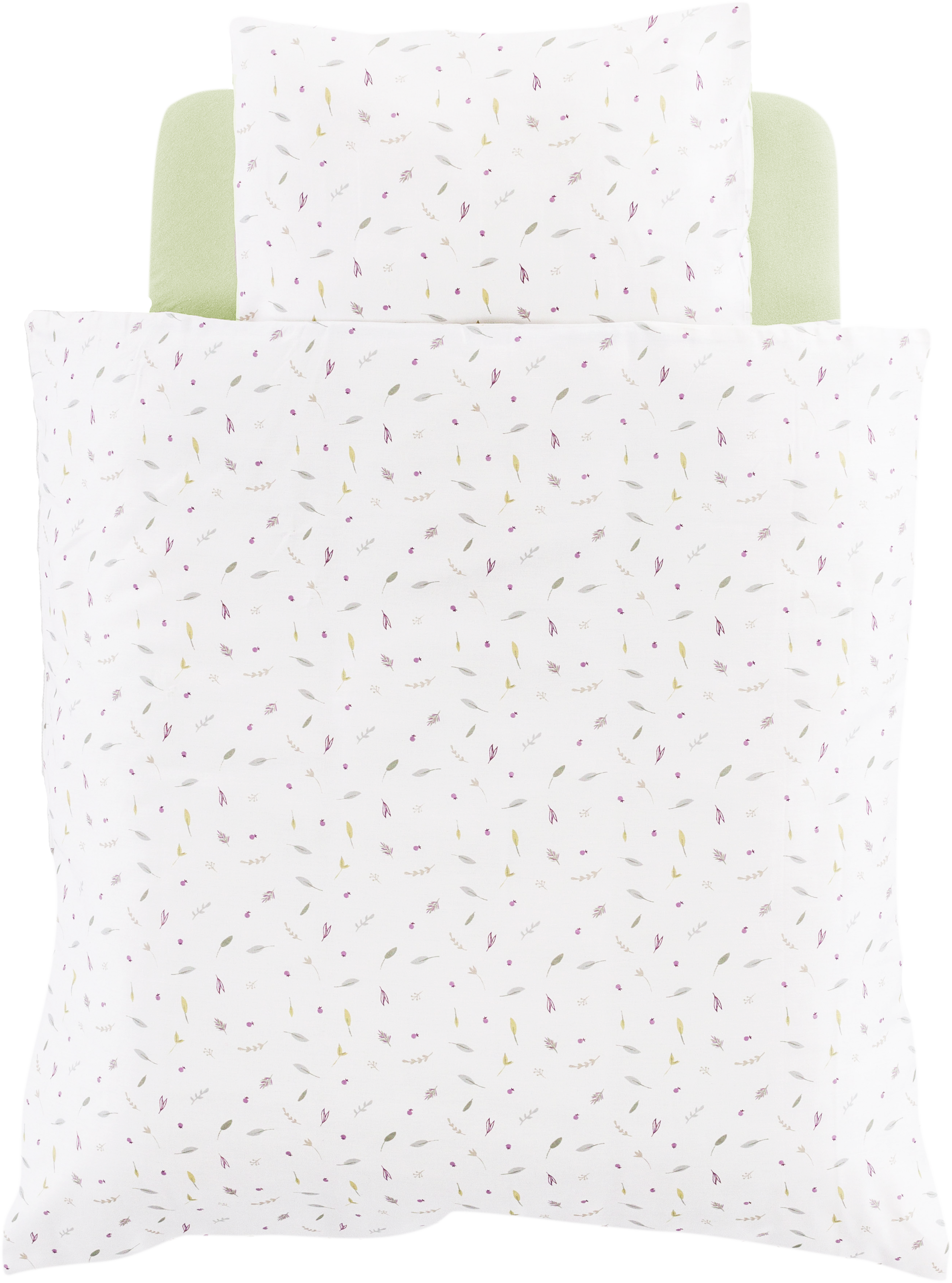 Träumeland Babybettwäsche "Zuhause" 2 Stk. mit Allover-Print günstig online kaufen