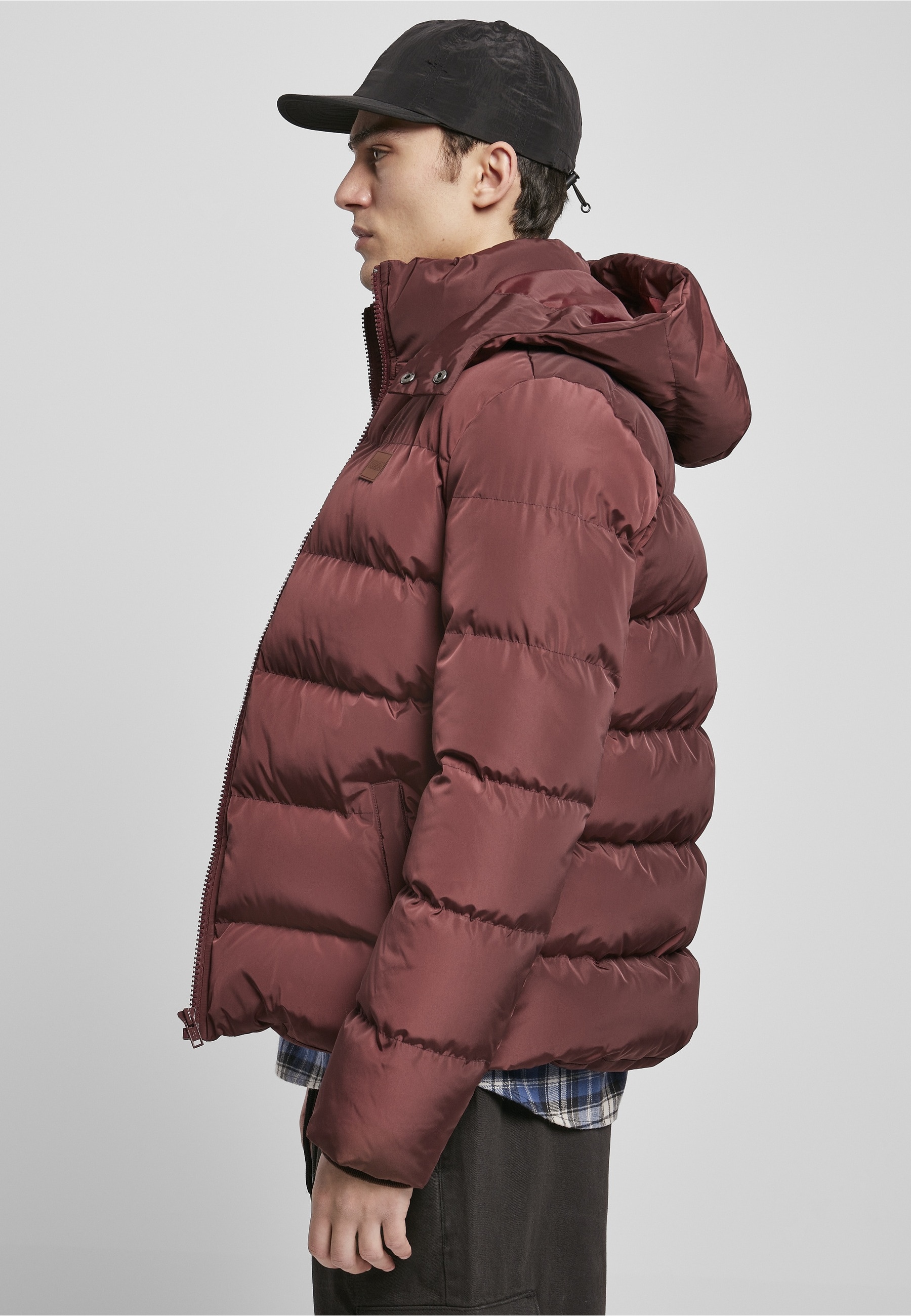 URBAN CLASSICS Allwetterjacke »Urban Classics Herren Hooded Puffer Jacket« 1 Stk. tlg. mit Kapuze