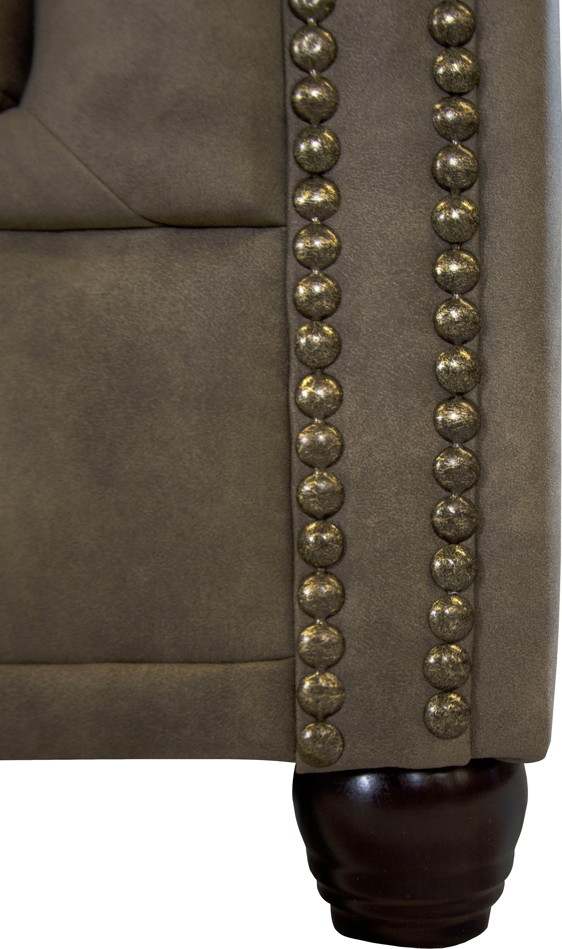 Home affaire Chesterfield-Sofa »Rysum L-Form«, Chesterfield-Optik mit Ottomanen-Abschluß