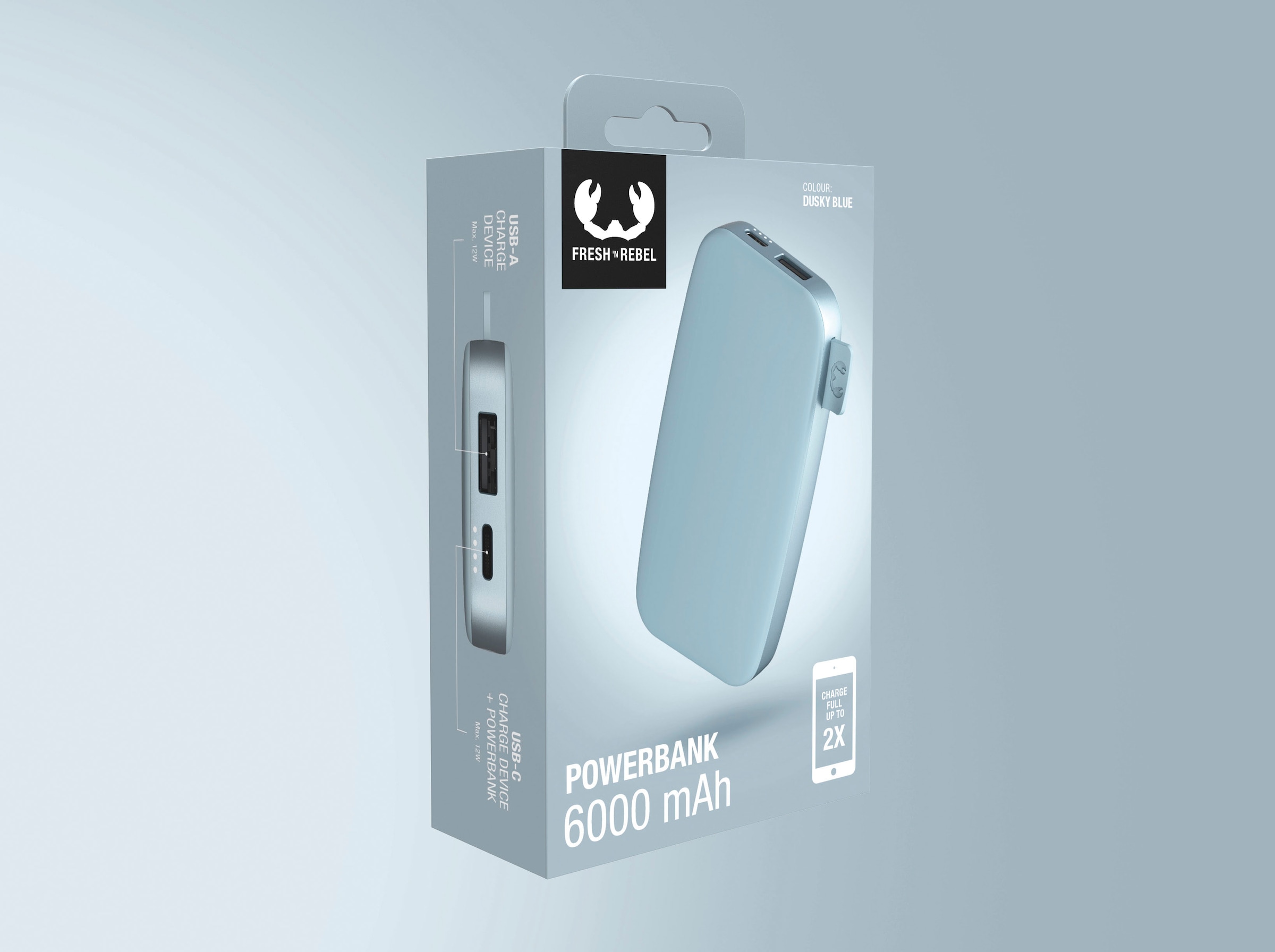 Fresh´n Rebel Powerbank »Power Pack 6000mAh mit USB-C, Fast Charge«, 5 V