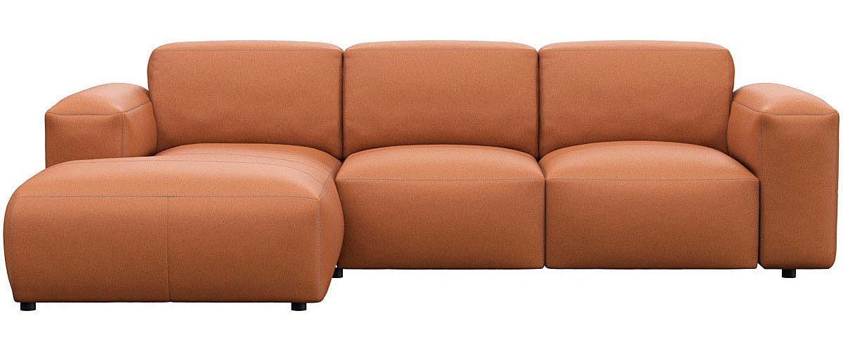 FLEXLUX Ecksofa "Lucera Chaislongue rechts oder links", modern & anschmiegs günstig online kaufen