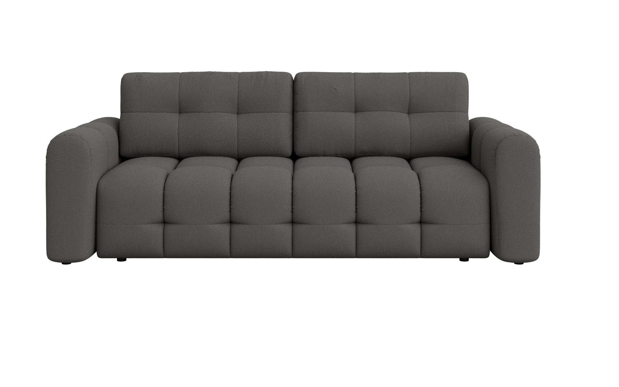 INOSIGN 3-Sitzer »Manilla, wahlweise mit Bettfunktion, B/T/H 265/117/91 cm«, mit Wellenunterfederung, in verschiedenen Materialien und Farben