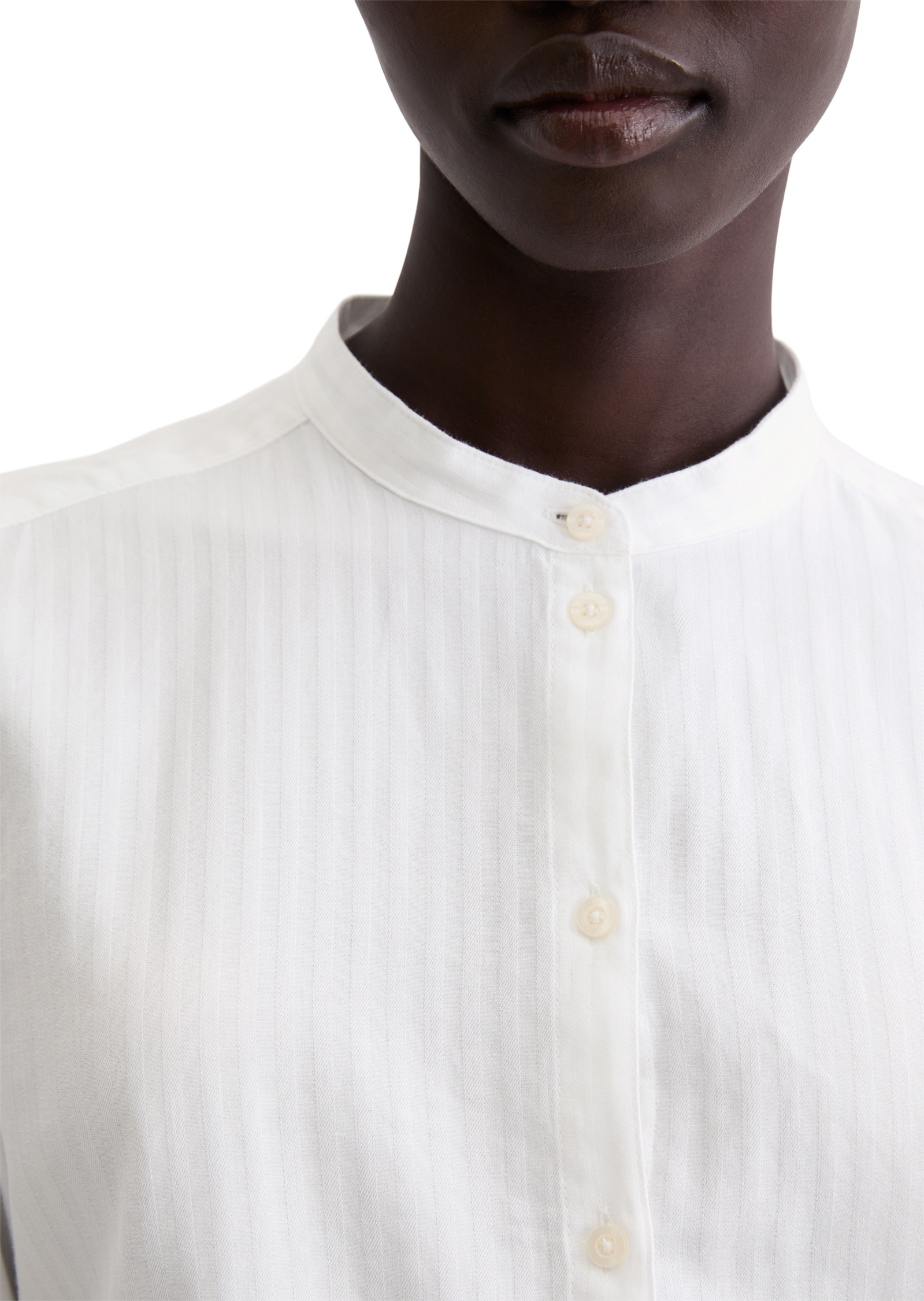 Marc O'Polo Langarmbluse »aus tonal gestreifter Baumwolle«