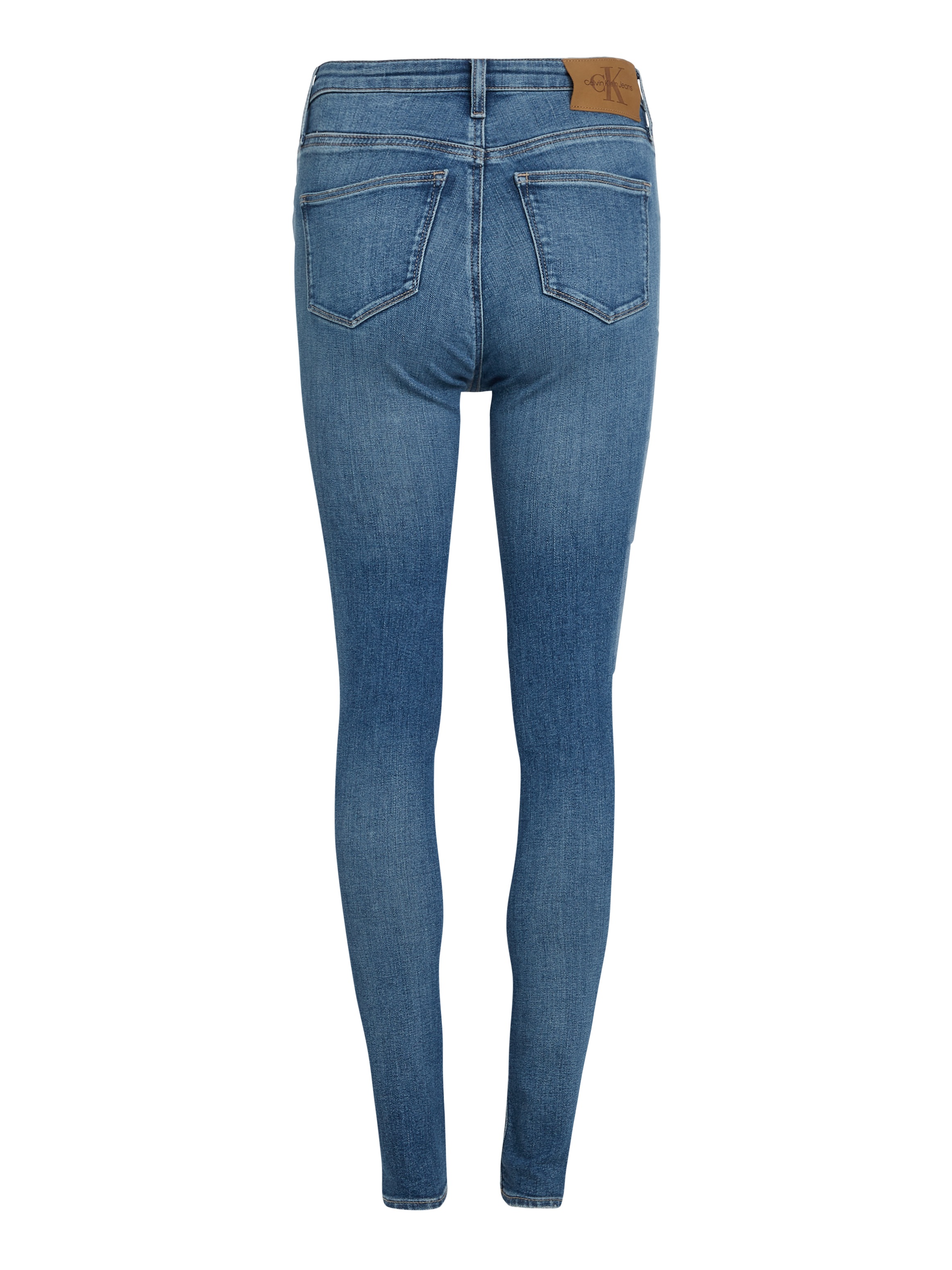 Calvin Klein Jeans Skinny-fit-Jeans »HIGH RISE SKINNY«, mit Coinpocket, leichte Stoned wash Optik