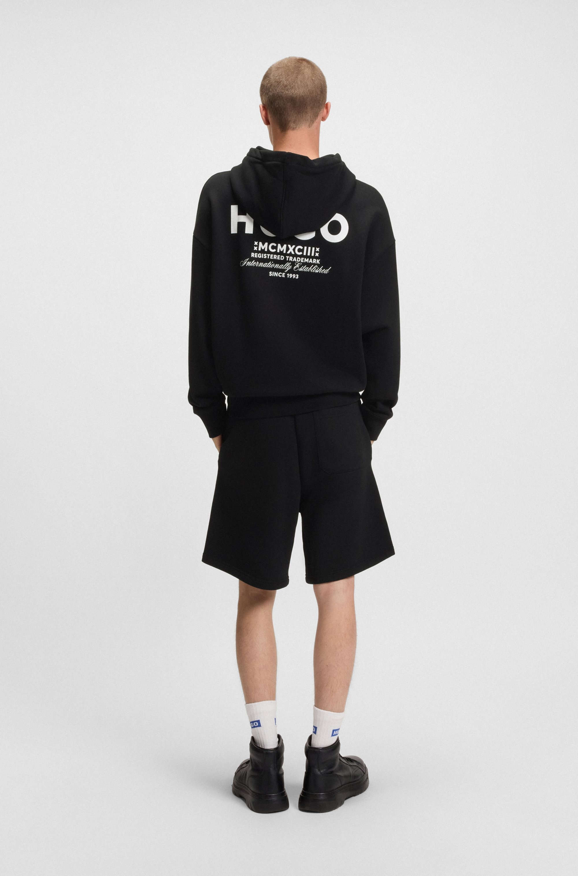 HUGO Blue Hoodie »Nazardo«