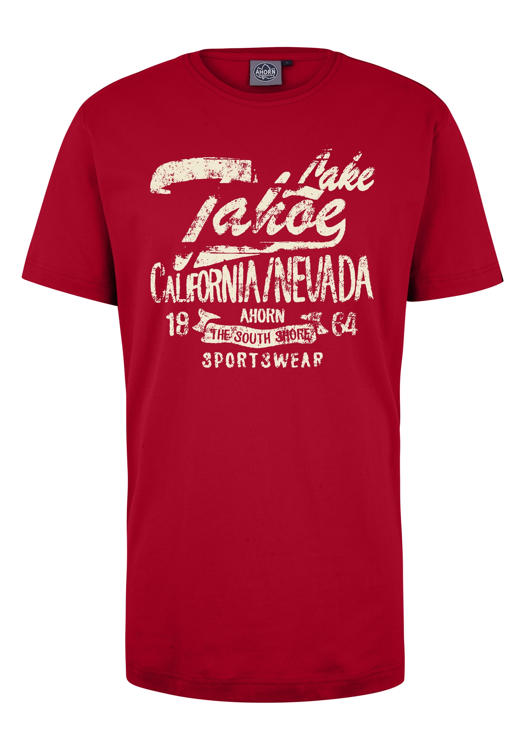 AHORN SPORTSWEAR T-Shirt »LAKE TAHOE_EGGSHELL«, mit modischem Frontprint