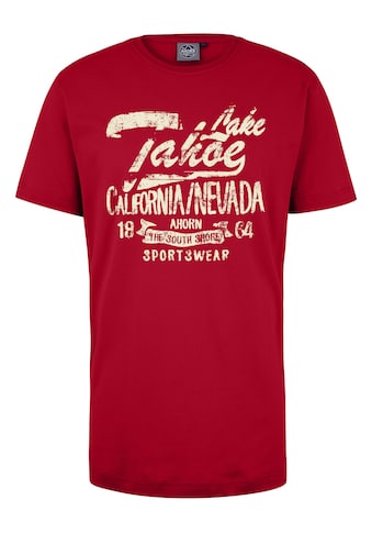 AHORN SPORTSWEAR T-Shirt »LAKE TAHOE_EGGSHELL«, mit modischem Frontprint kaufen