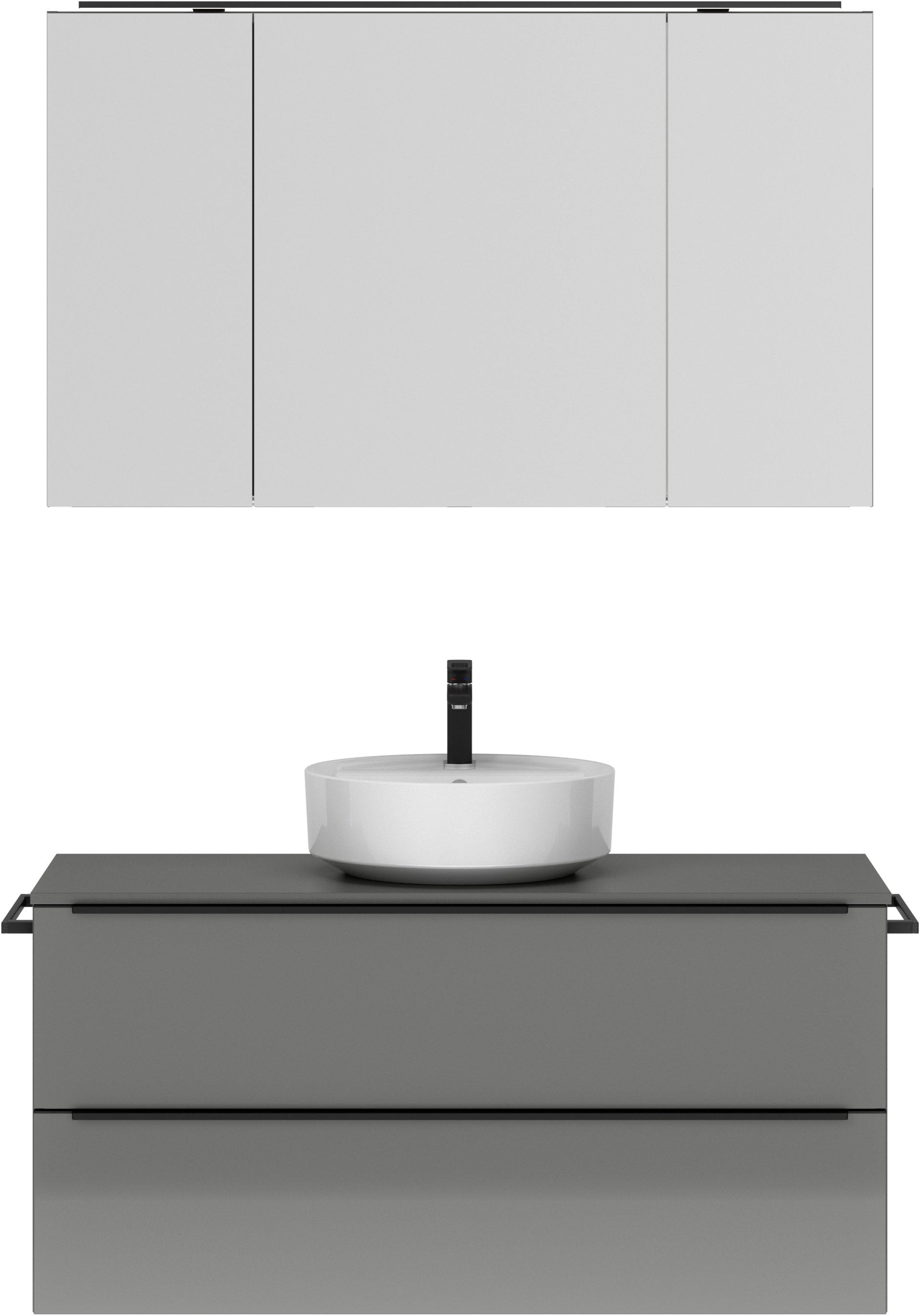 nobilia Badmöbel-Set "Alvene" vormontiert, mit Soft-Close, 2 Stk. tlg. günstig online kaufen