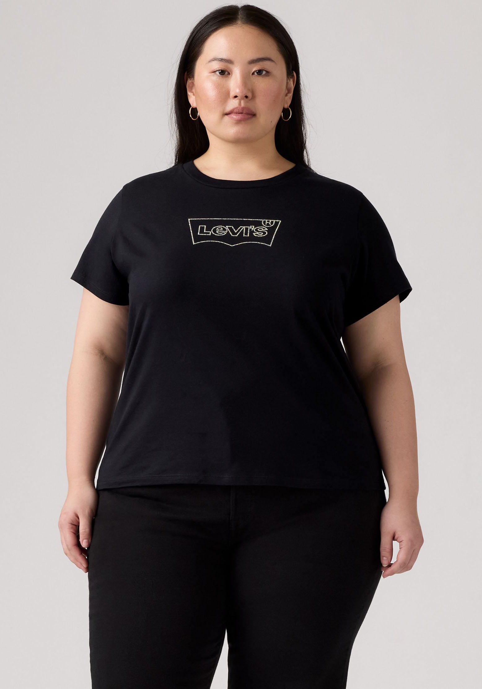 Levis Plus T-Shirt "Perfect Tee", mit Batwing-Logo günstig online kaufen