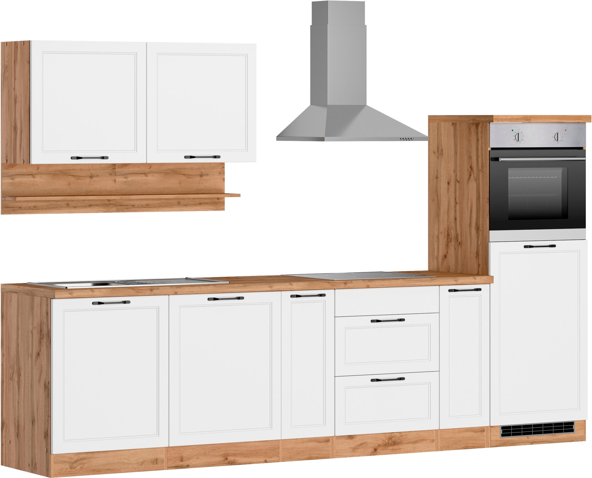 KOCHSTATION Küche »KS-Lana«, 300 cm breit, wahlweise mit oder ohne E-Geräte