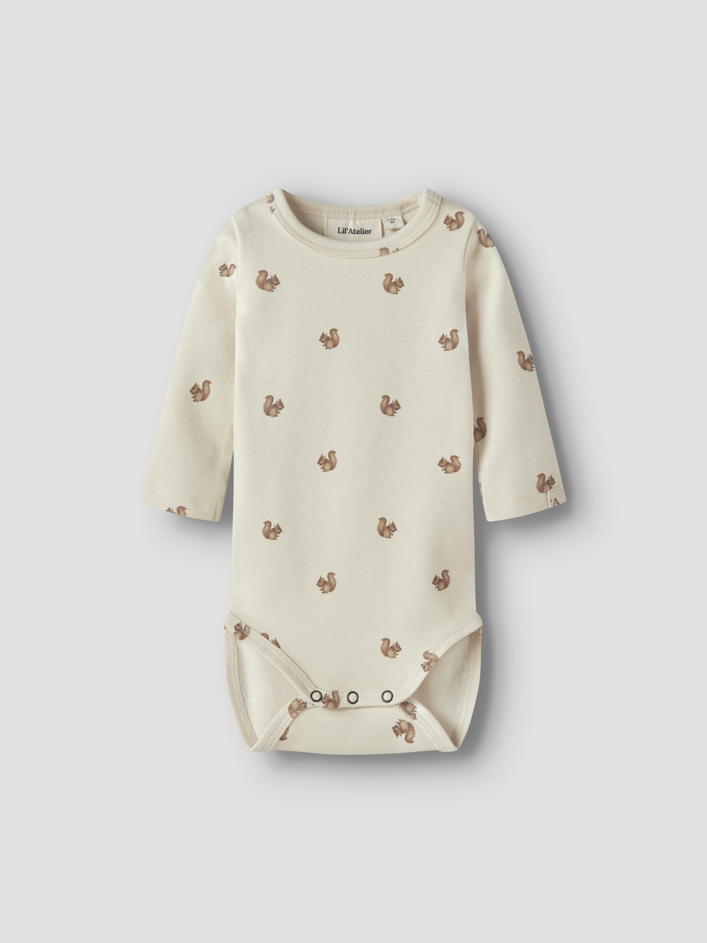 Lil' Atelier Langarmbody »NBNLAYO KIM LS SLIM BODY LIL NOOS« Baumwollmischung