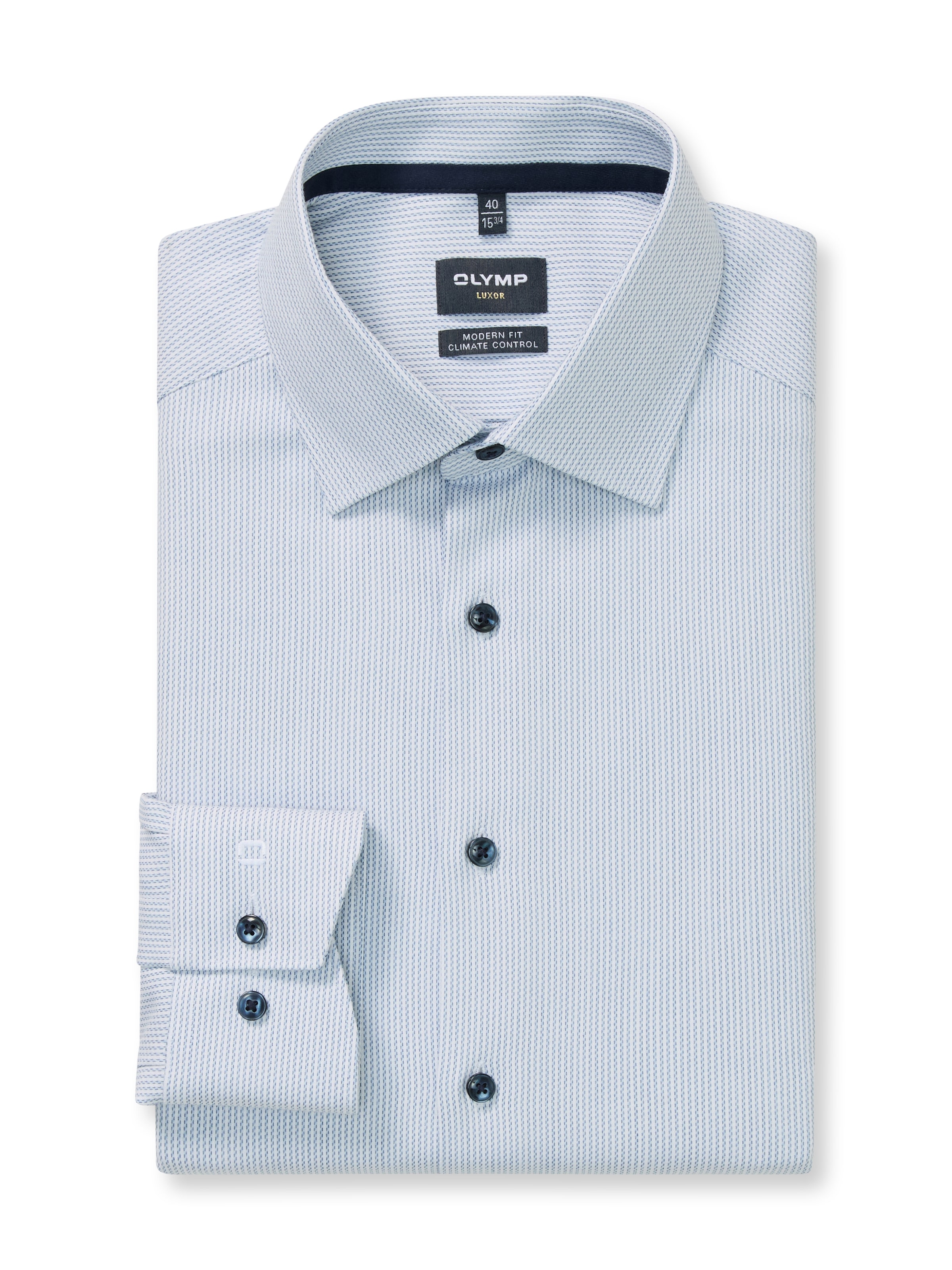 OLYMP Langarmhemd »Luxor 24/Seven« Businesshemd, modern fit, New Kentkragen