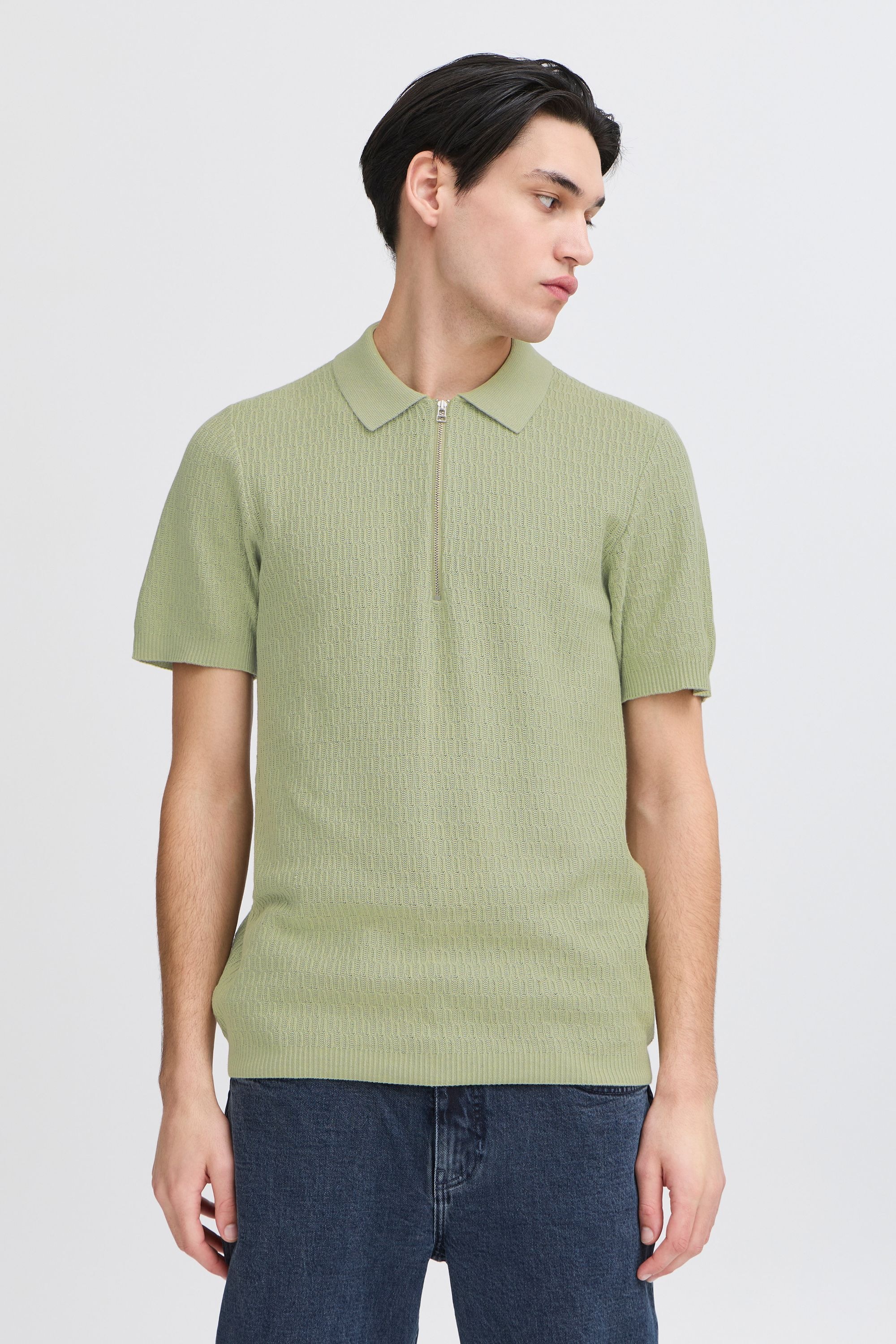 Poloshirt CASUAL FRIDAY "Poloshirt CFJOE", Herren, Gr. XL, grün (tea), Obermaterial: 100% Baumwolle CO., Shirts 2