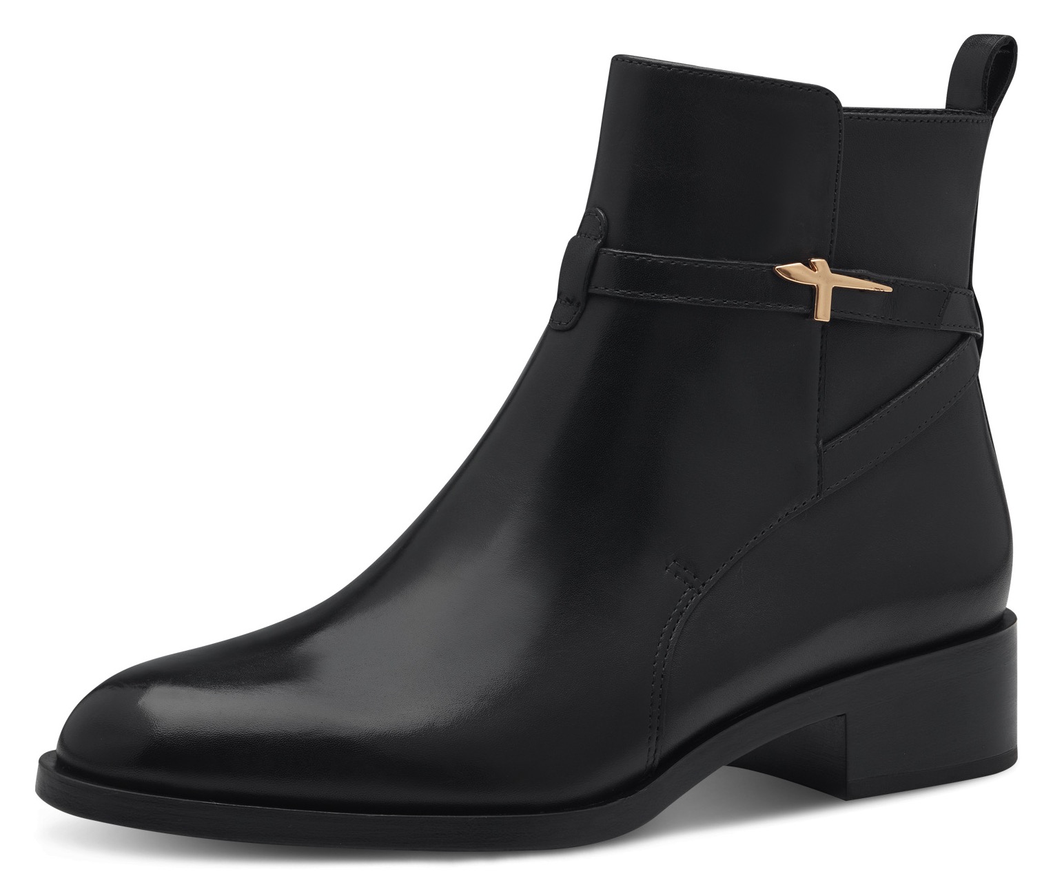 Tamaris Stiefelette Businessschuh, Ankleboots mit T-Logoverzierung