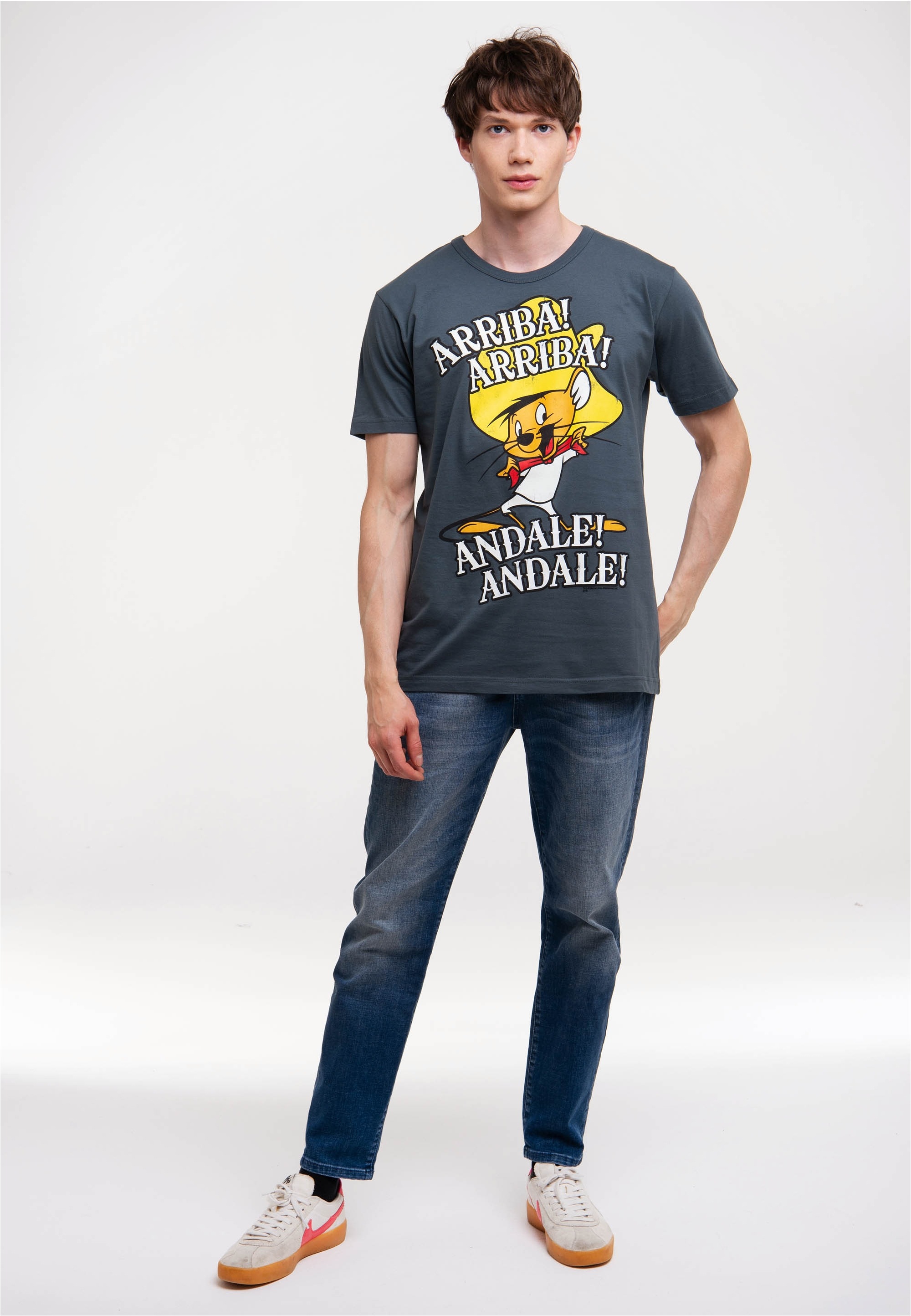 LOGOSHIRT T-Shirt »Speedy Gonzales - Arriba!«, mit Speedy Gonzales - Print