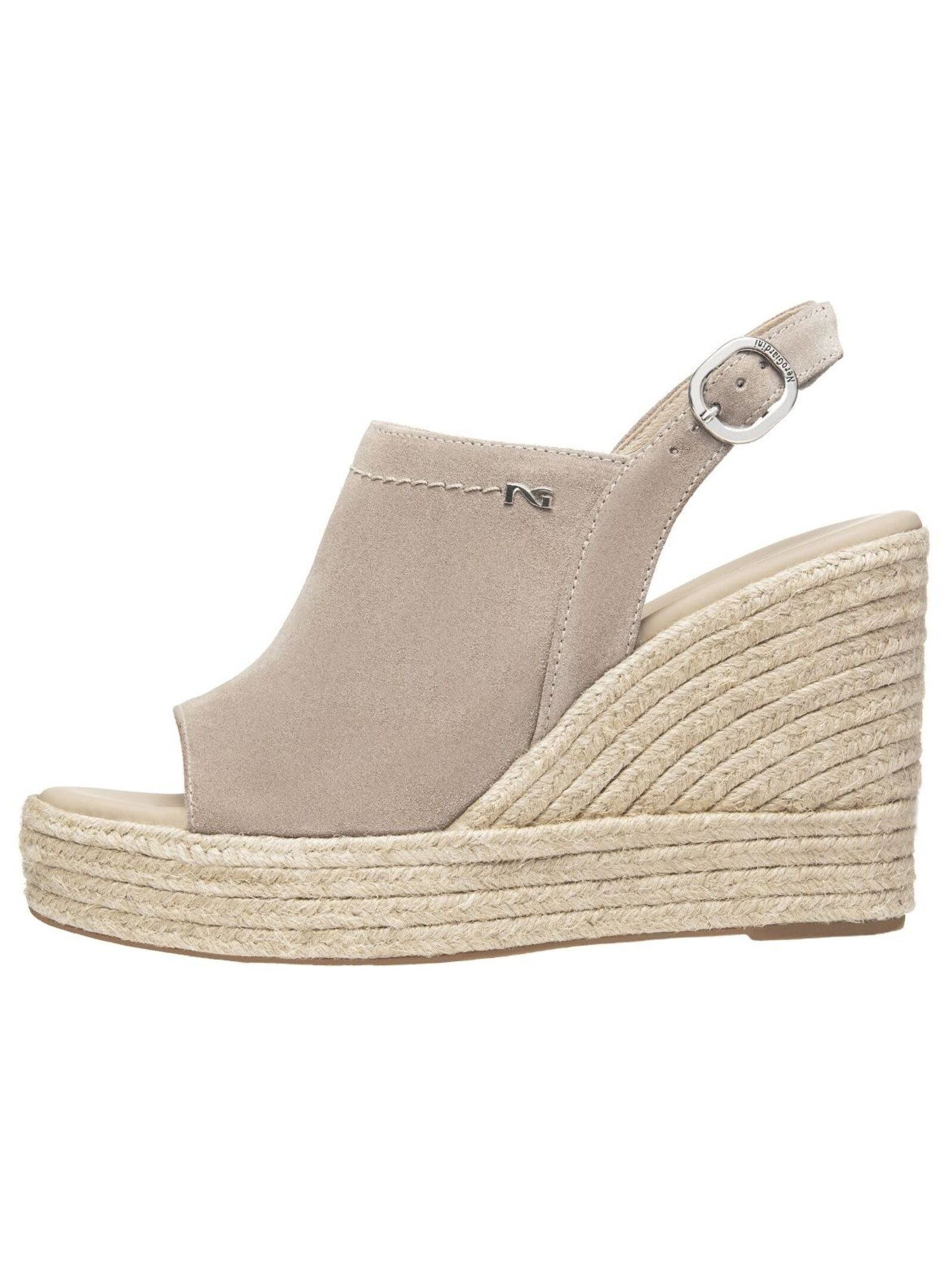 Nero Giardini Peeptoepumps »Nero Giardini Sandalen Veloursleder«