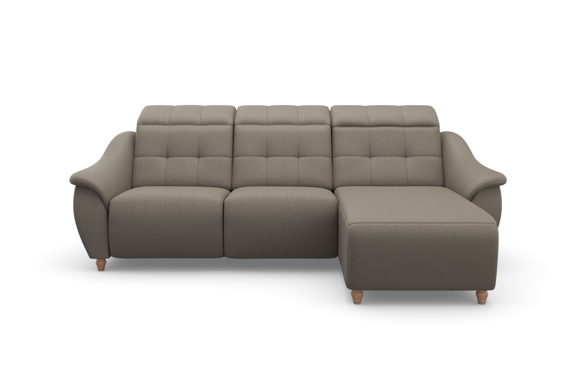 Home affaire Ecksofa »Boston L-Form«, (2 St.), Kopfteilverstellung an jeder Sitzfläche, wahlweise Relaxfunktion