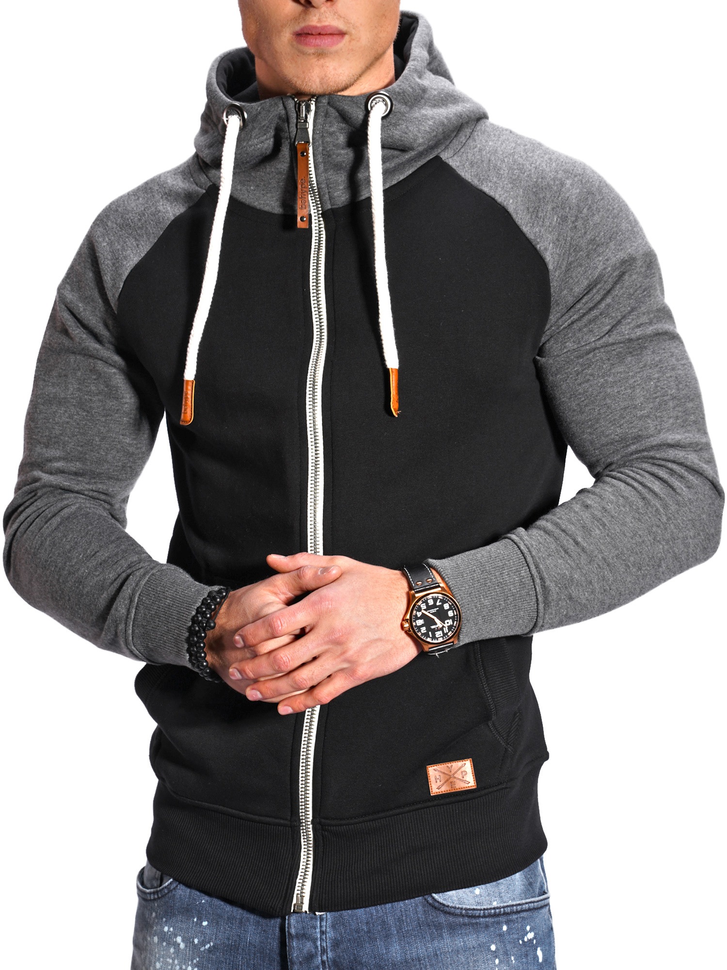 behype Sweatjacke "RAGLAN", mit Raglan-Ärmeln