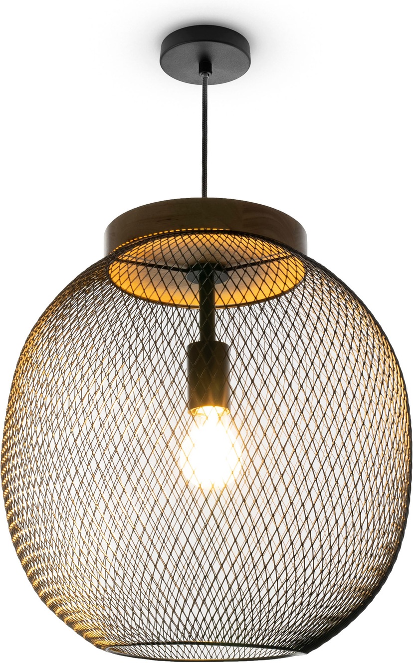 Paco Home Deckenlampe Esstisch BAUR Papier Lampe Pendelleuchte »VILLA«, E27 Natur Boho | Pendelleuchte LED