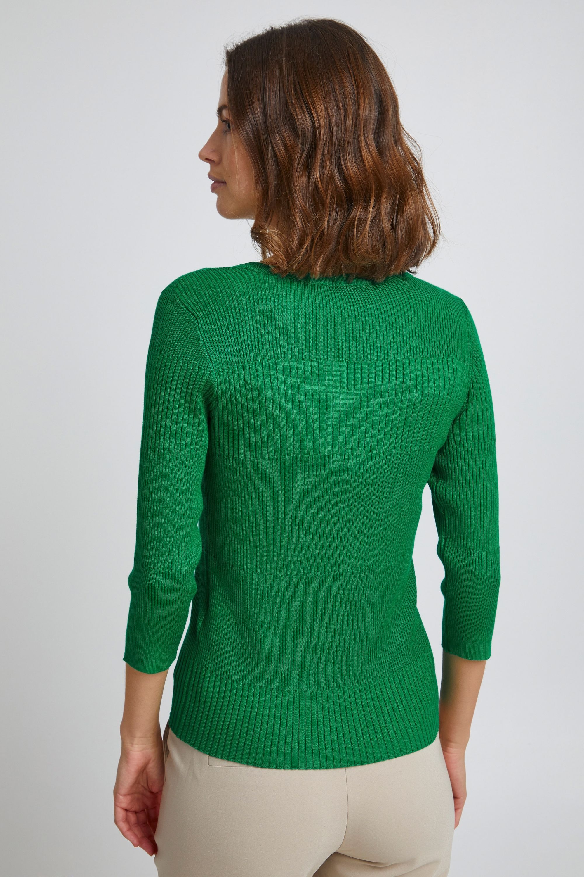 fransa Strickfleece-Pullover »Strickpullover FRFeganic«