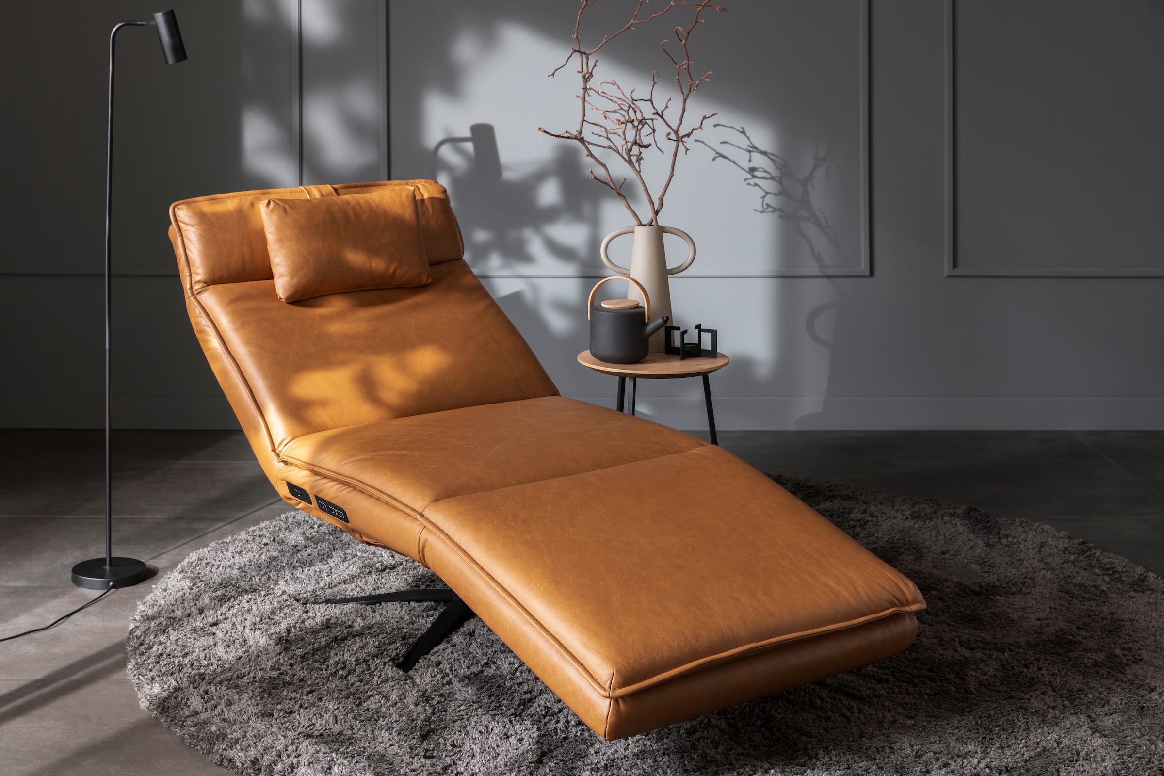 SCHÖNER WOHNEN-Kollektion Relaxsessel »Belize, Ergonomischer Liege-Luxus zum Entspannen« Herz-Waage-Position, motorische Verstellung & USB-Anschluss
