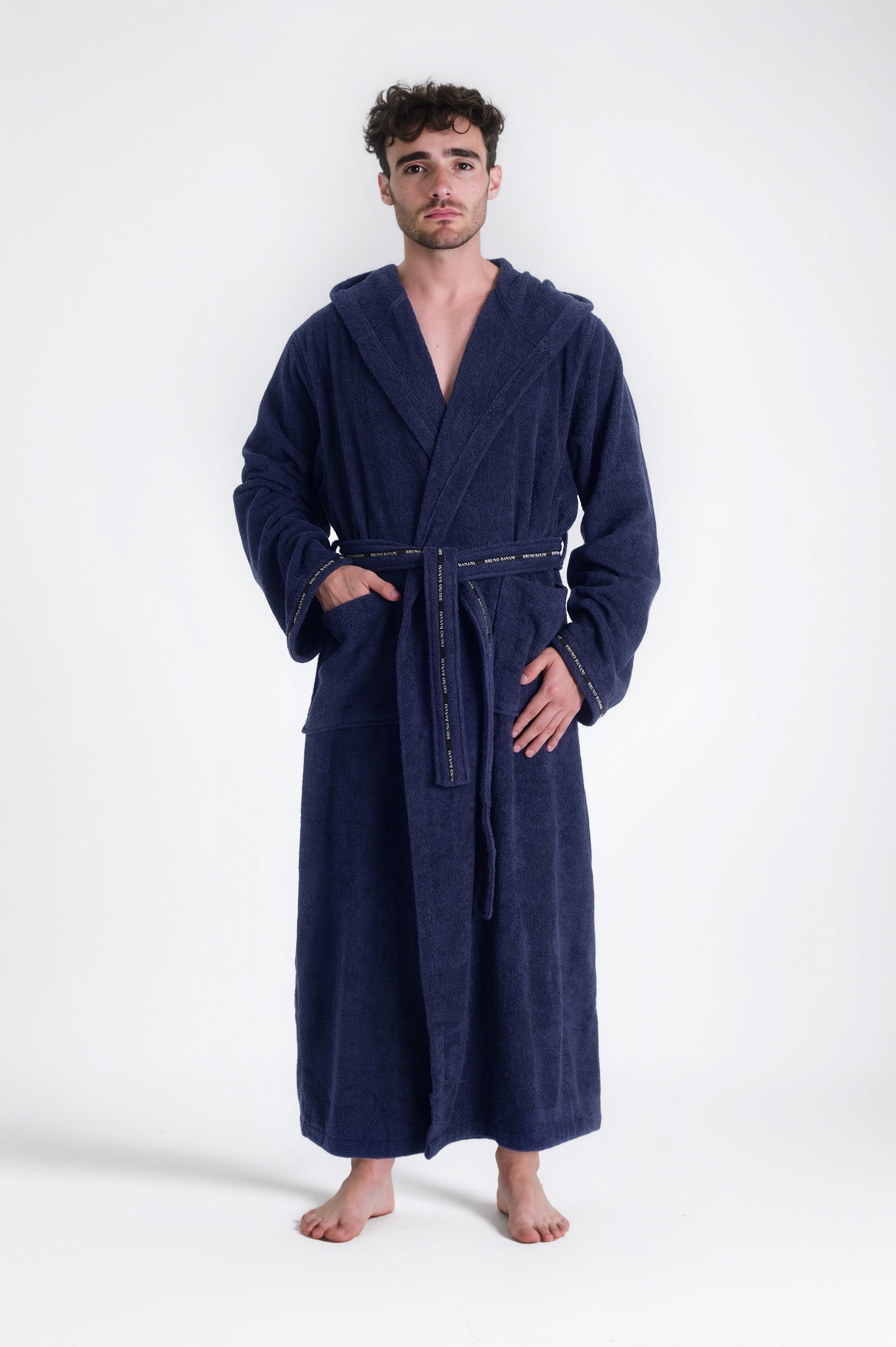 Bruno Banani Herrenbademantel "Danny, Normallänge & Überlänge, auch in extr günstig online kaufen